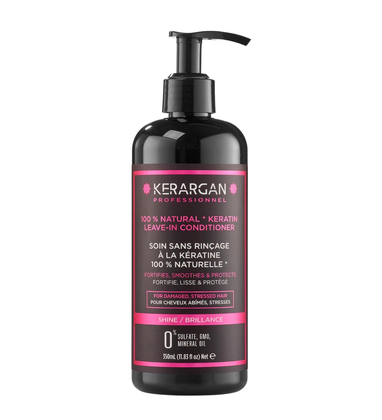 KERARGAN Ultra Repairing Daily Leave-In Keratin Treatment - Nourish & Protect Stressed Hair with Aloe Vera & Argan Oil - Sulfate-Free Non-GMO 11.8 Fl oz - Buy Online on GoSupps.com