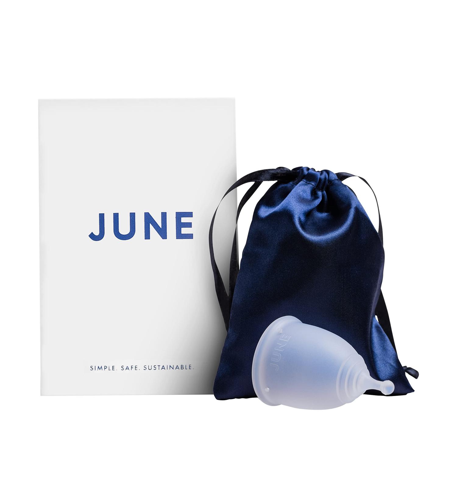June Co Reusable Menstrual Cup - Small Size - PH Friendly - Medical-Grade Silicone - Feminine Hygiene Care - Buy Online on GoSupps.com