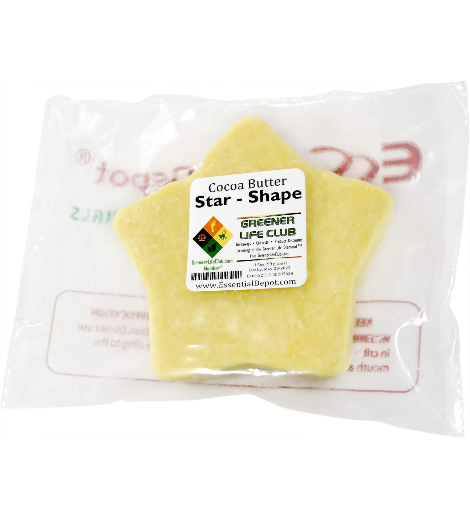 Buy Essential Depot Stretch Star - 100% Pure Organic Cocoa Butter - Unrefined - 3.5 oz | International Shipping Available - Buy Online on GoSupps.com