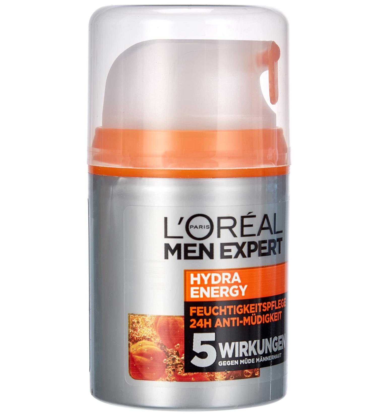 Hydra Energetic Anti-Fatigue Cream for Men 50 ml - Buy Online on GoSupps.com