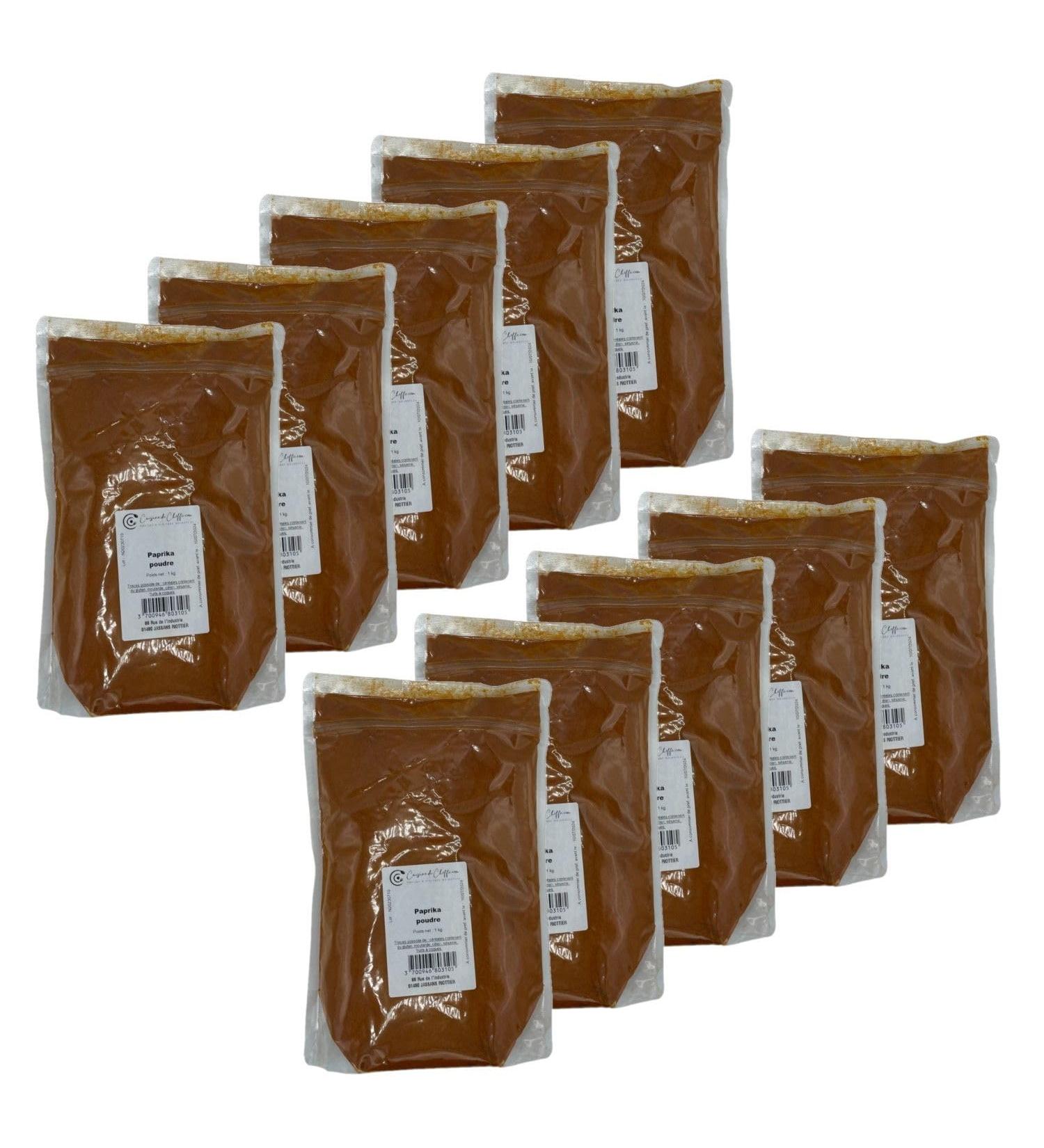 Chef's Kitchen.com - Pack of 10 Sweet Paprika Powder - 1kg Bag