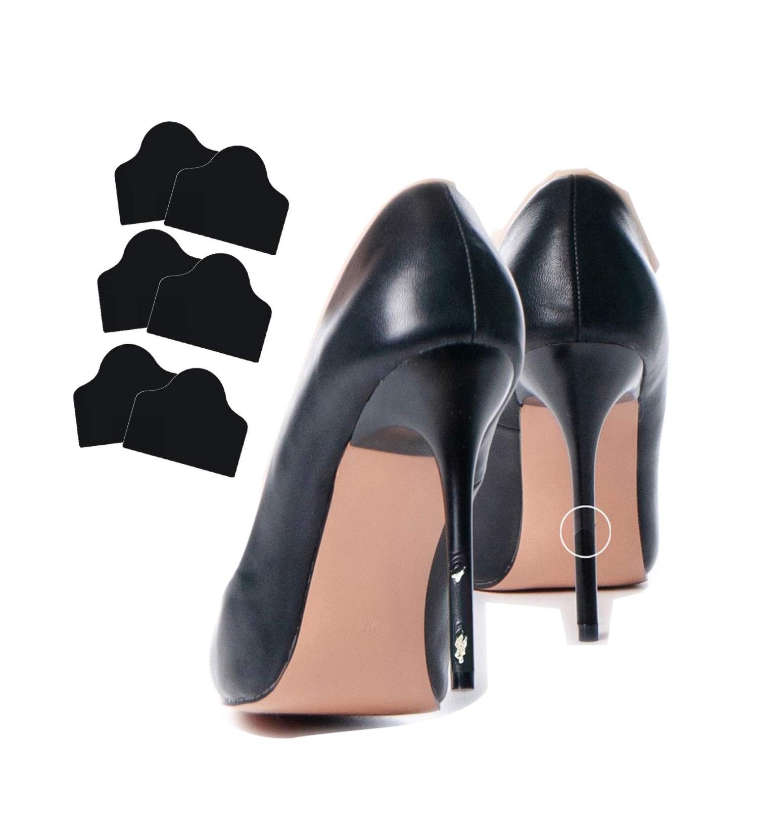 Buy ProtectMyheels Black for Stilettos (3-Pack) | Ultimate Protection & Repair for Defective Thin Heels - Buy Online on GoSupps.com