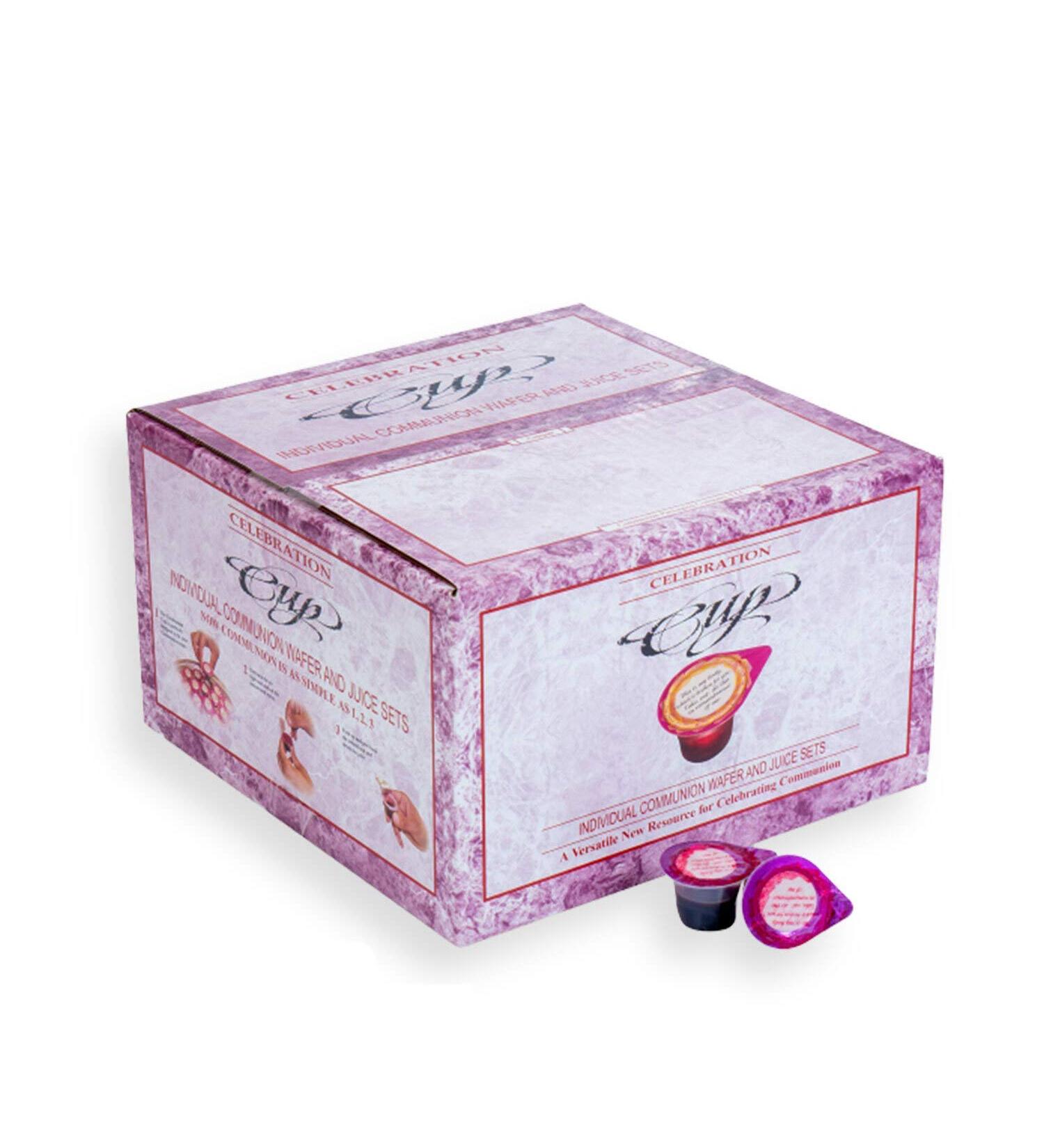 Prefilled Communion Cups & Wafer Set - Celebration Cup (Pack of 100) - Perfect for Worship Services - Buy Online on GoSupps.com