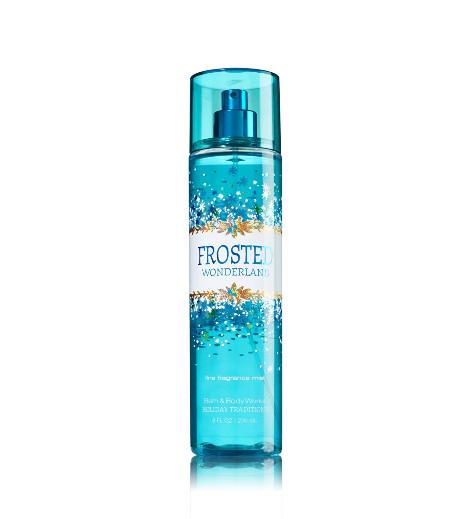 Bath and Body Works Frosted Wonderland 8 Oz Fine Fragrance Mist 2014 Design