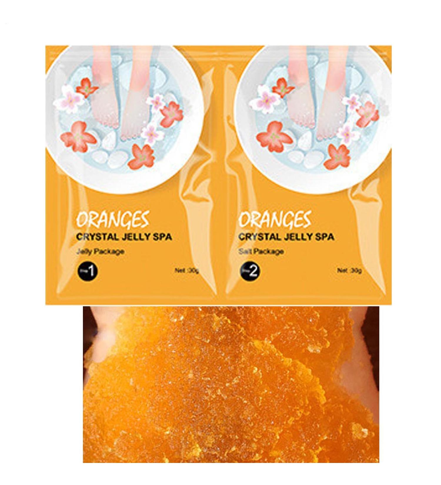 Bain de pieds p dicure pour pieds secs - Bain de pieds rajeunissant sels de bain de pieds pour femmes et hommes bain de pieds en gel e de | orange - Buy Online on GoSupps.com