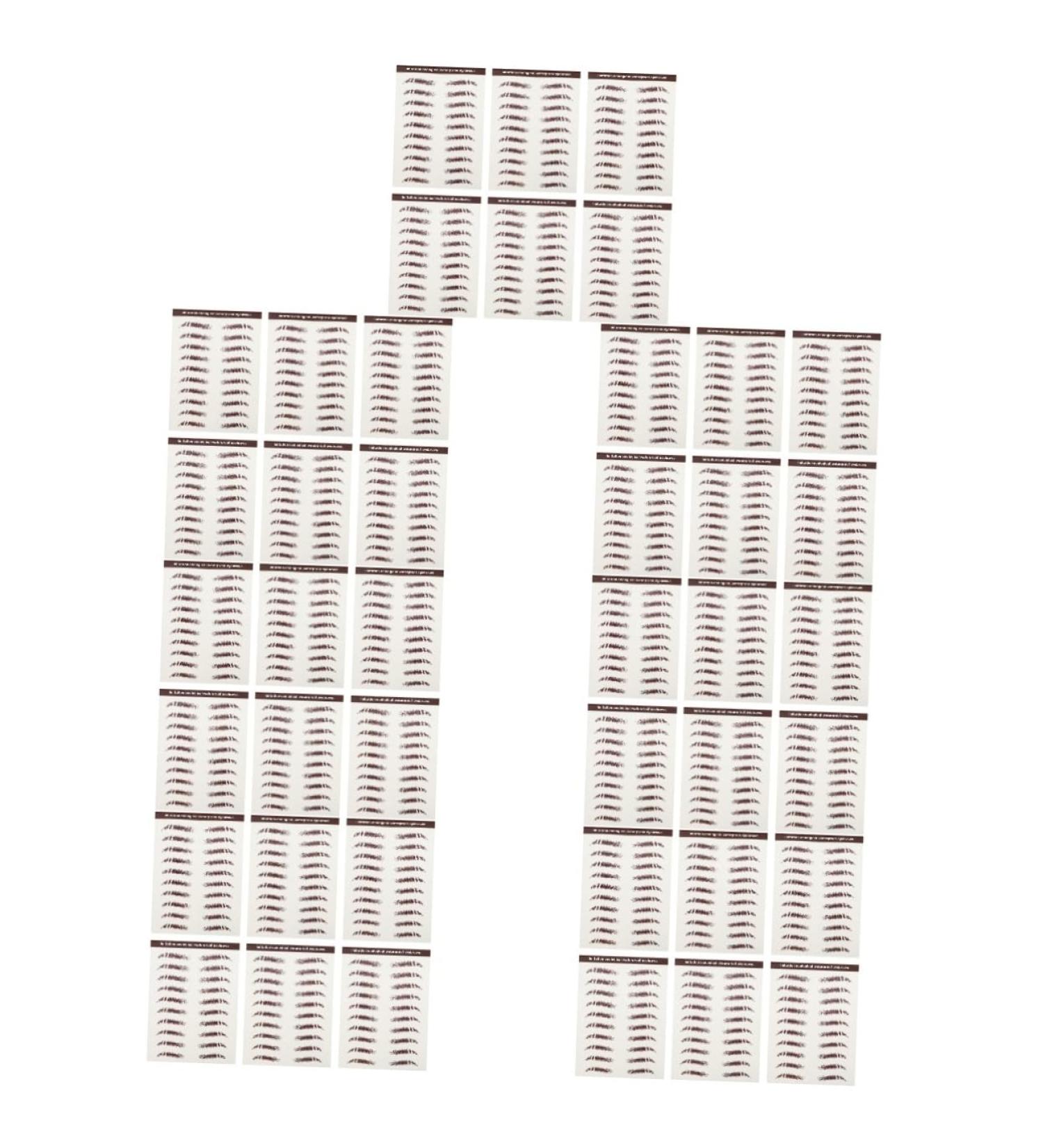 FOMIYES 42 Pcs Eyebrow Stickers Makeup Tools False Eyebrows Cosmetics Artificial Eyebrow Tattoos 4d Shaper - Buy Online on GoSupps.com