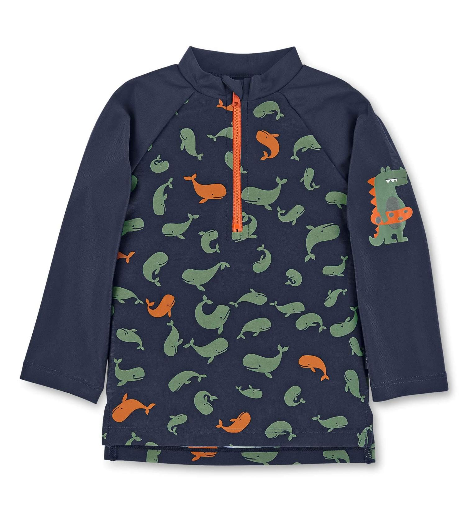 Sterntaler Baby Boys Long Sleeve Swim Shirt - Whale Rash Guard Navy 110-116 EU | International Shipping Available - Buy Online on GoSupps.com