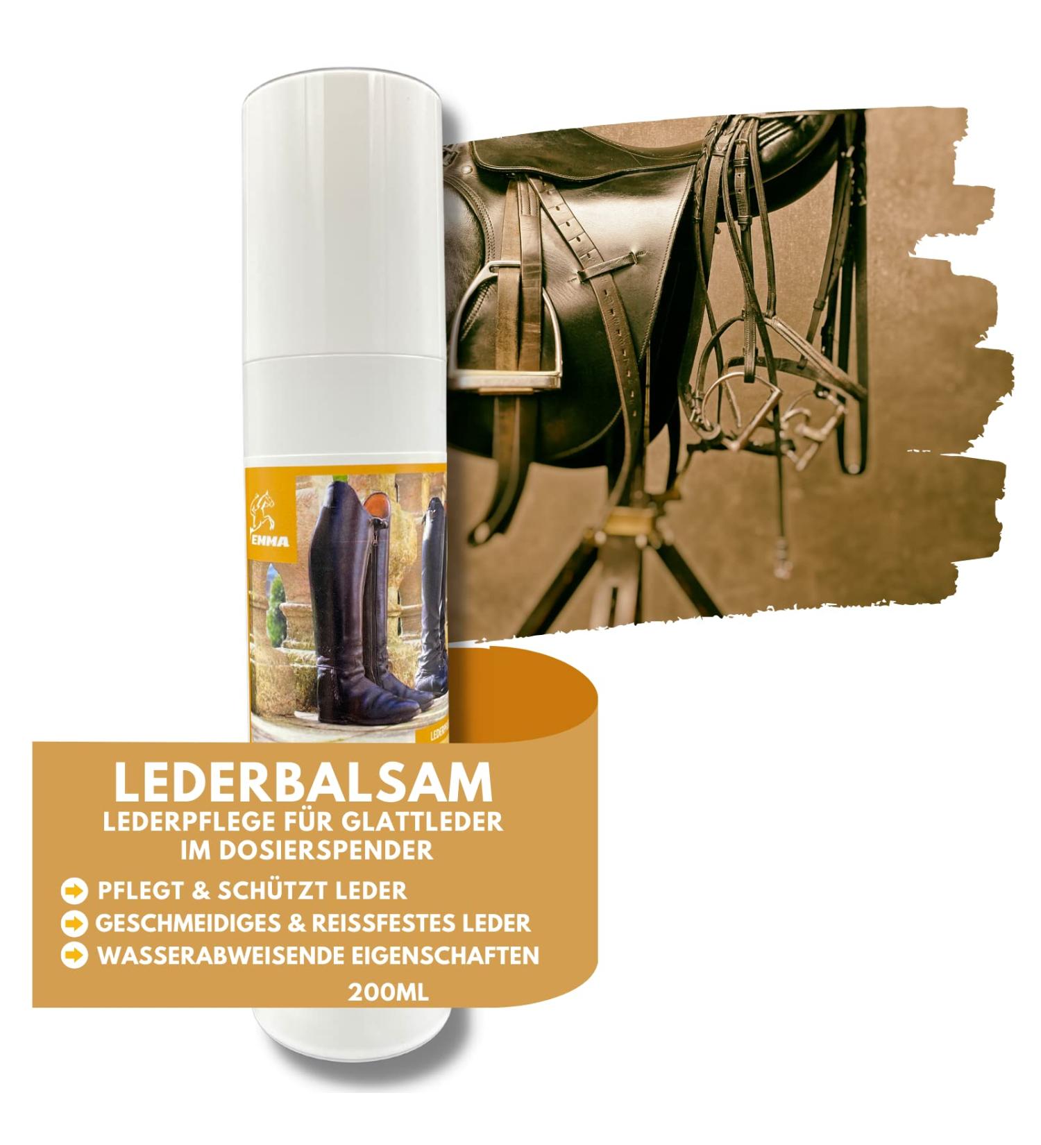 Emma Leather Fat Colorless - Premium Leather Care Balm & Cleaner for Smooth Leather Saddle Shoes & Sofas - 200ml - Buy Online on GoSupps.com