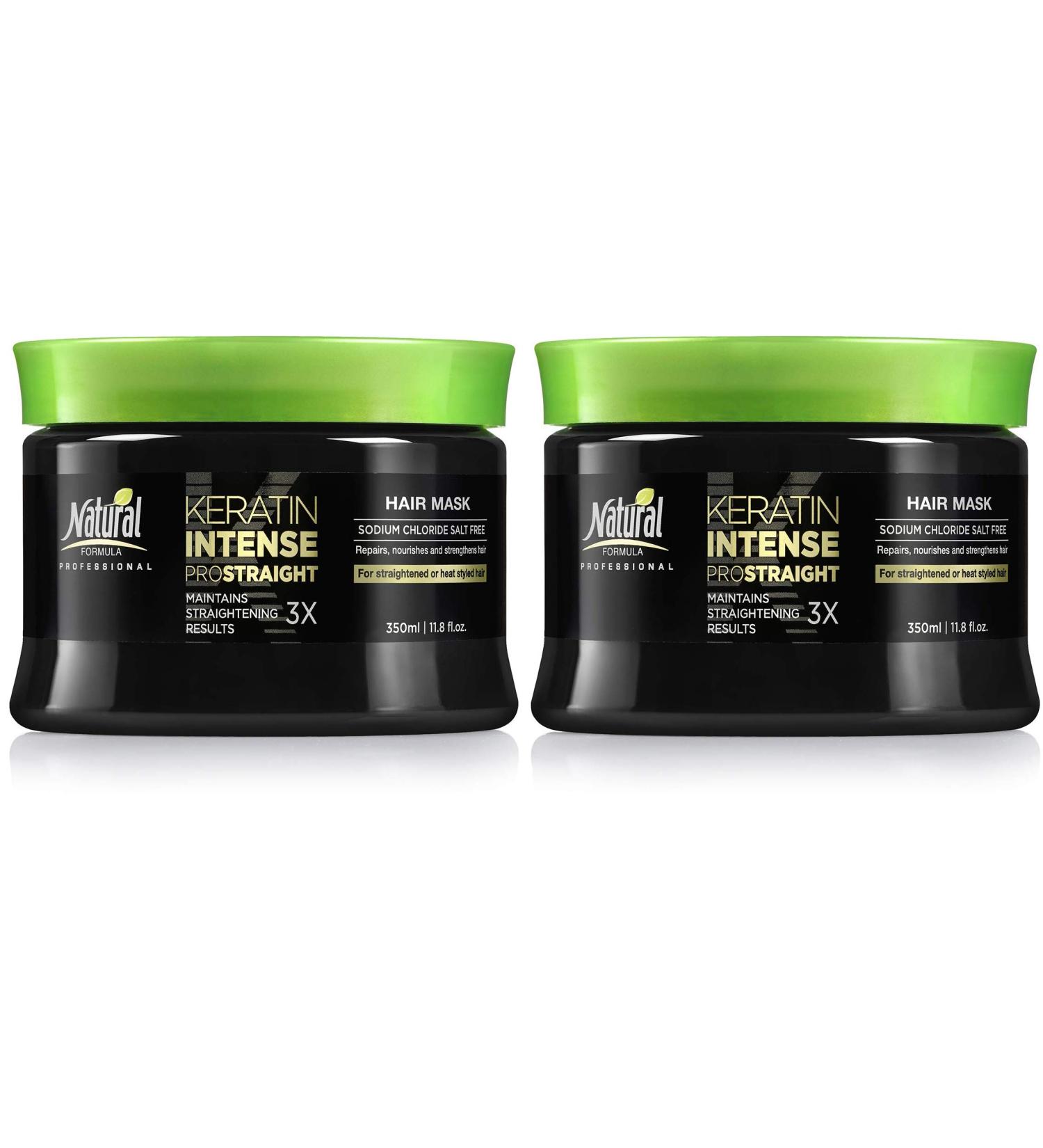 Keratin Repair Hair Mask - Anti-Frizz Deep Conditioning Treatment for Dry, Damaged Hair - 11.8 Fl Oz (Pack of 2) - Buy Online on GoSupps.com