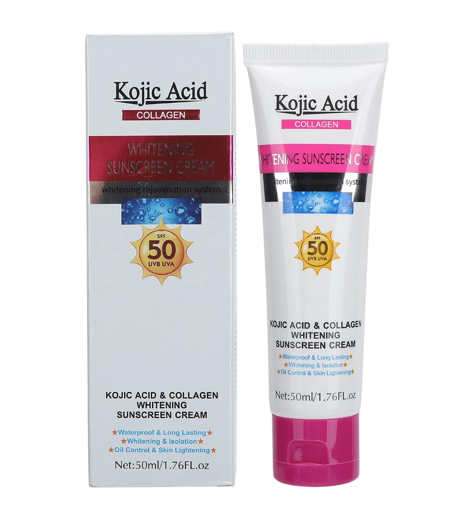 50ml Waterproof Sweatproof Sunscreen for Face | Broad-Spectrum SPF 50 UVA/UVB Protection - Buy Online on GoSupps.com