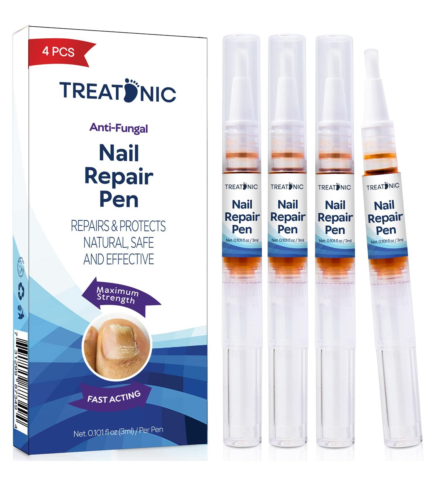 Treatonic Extra Strength Toe Nail Fungus Treatment - Fast Acting Cure for Toenail Fungus - 4 Count Pack - Buy Online on GoSupps.com