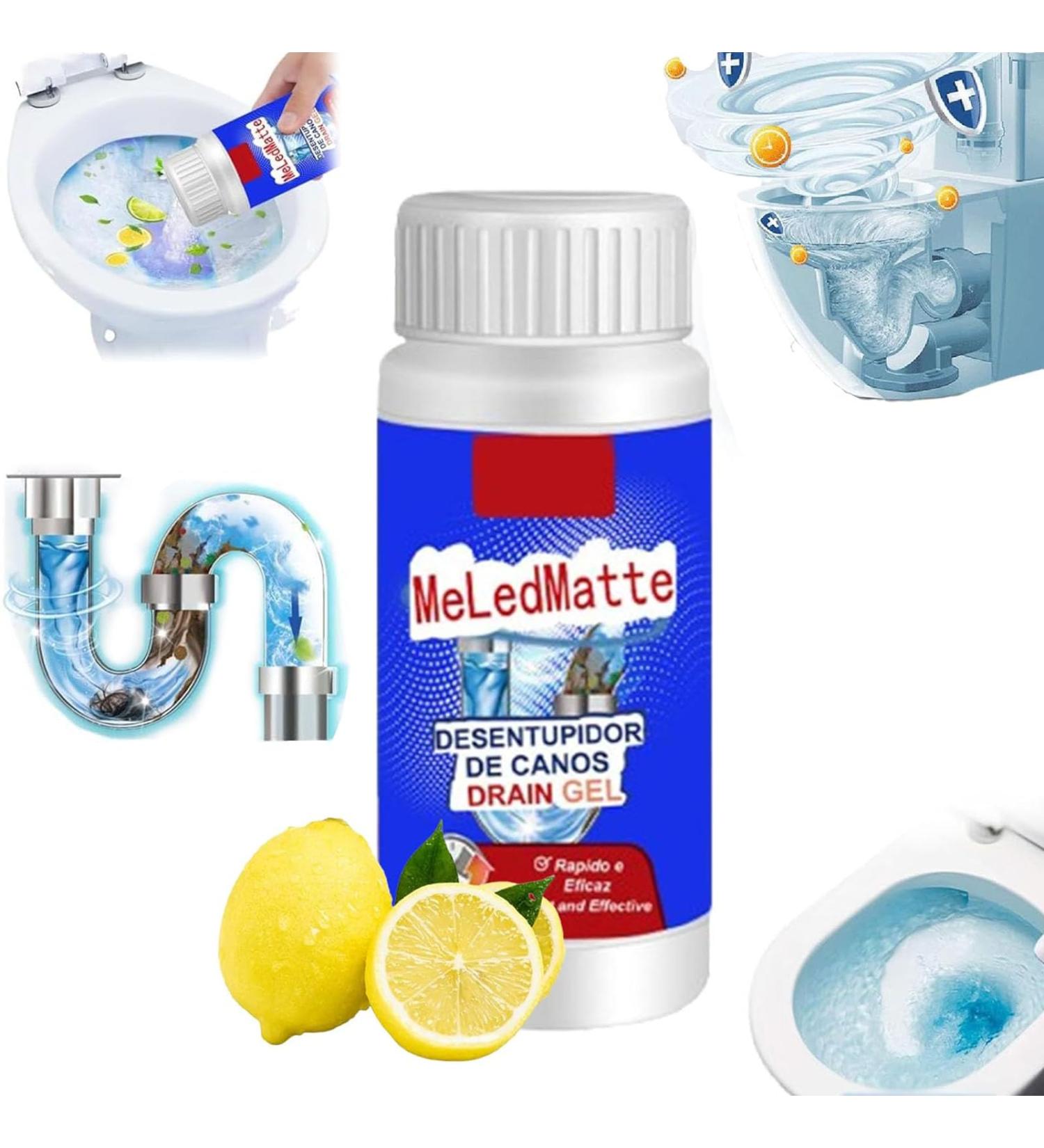 Meledmatte Powerful Pipe Dredging Agent Meledmatte Drain Gel Powerful Pipe Dredging Agent Meledmatte Meledmatte Toilet Drain Cleaner Toilet Unclogging Deodorizer Sink Drain Cleaner (1pcs) - Buy Online on GoSupps.com