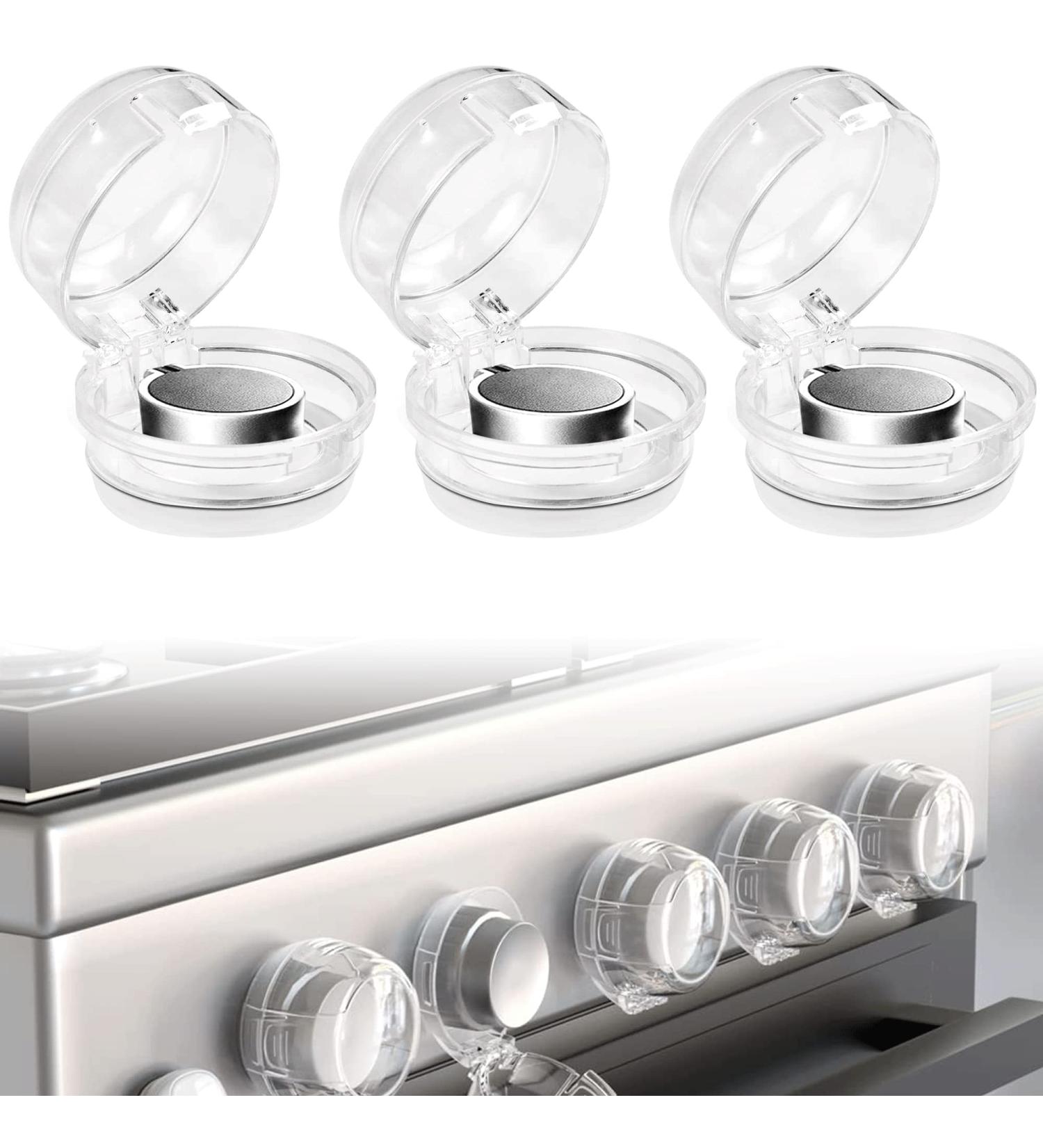6-Piece Child Lock for Stove Rotary Knobs - Universal Baby Safety Solution | Fits 4.2cm Buttons - Protect Your Kids - Buy Online on GoSupps.com