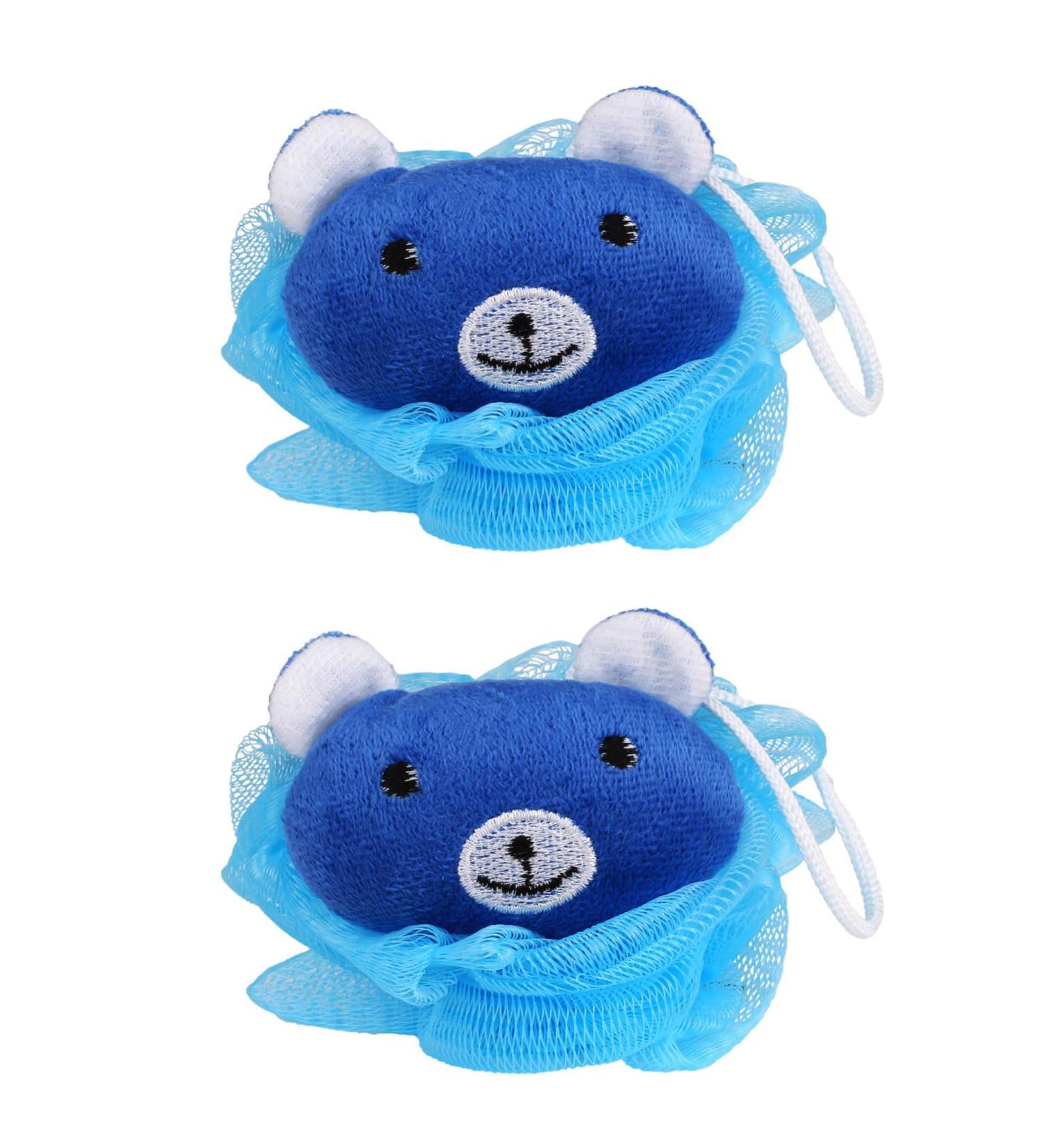 VEGA Kids Bath Sponge Set (2 Pack) - Pink & Blue | Soft Safe & Fun Bath Time Essentials for Children - Buy Online on GoSupps.com