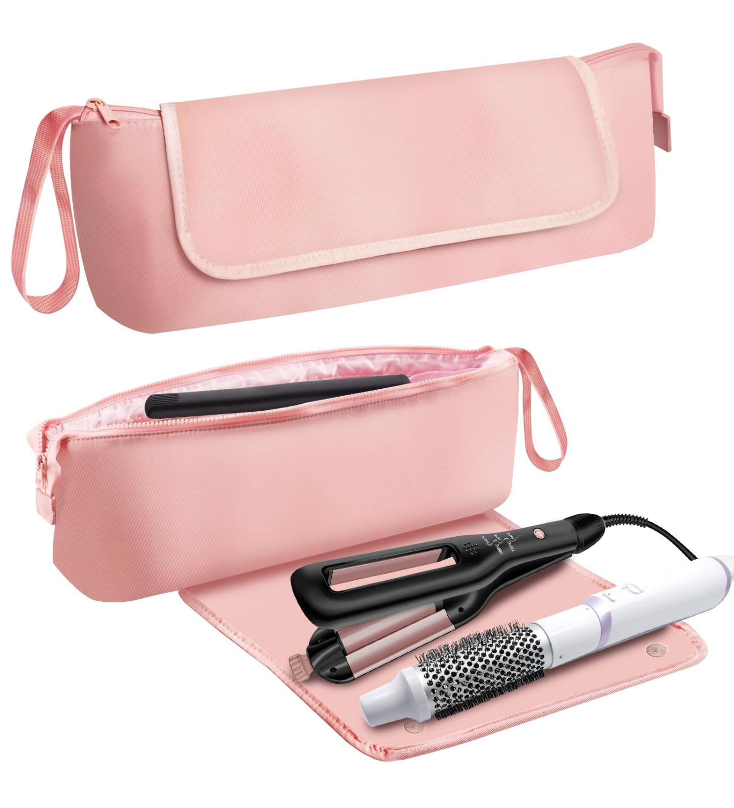 Hair Tools Travel Bag | Heat Resistant Mat & Neoprene Organizer for Irons | Essential Travel Accessories - Buy Online on GoSupps.com