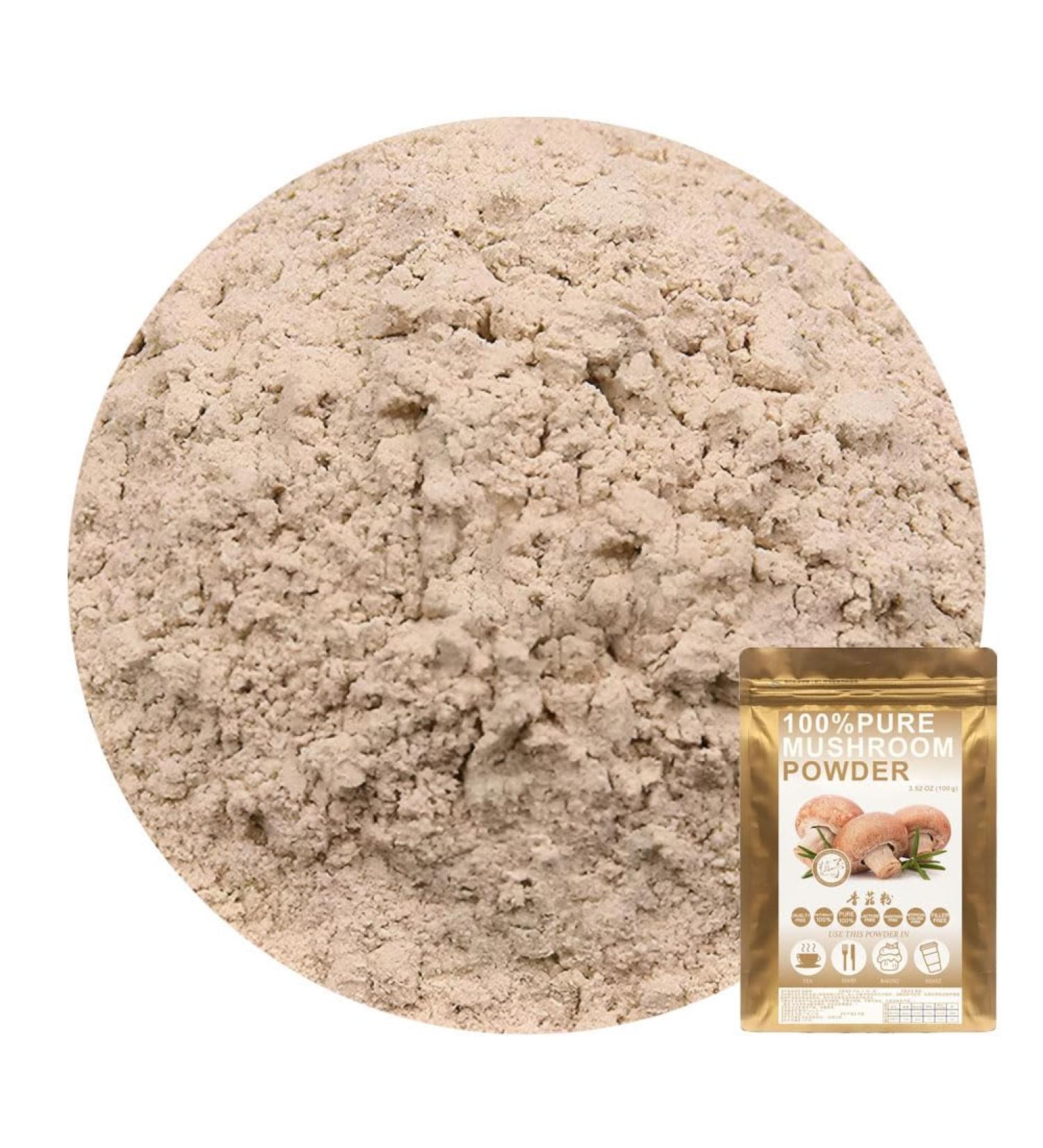 Plant Gift 100% Pure Mushroom Powder 3.25oz Non-GMO Powder No Filler No additives Natural Mushroom Flour Great Flavor for Drinks Adds Flavor and Taste 2uk-po0074 - Buy Online on GoSupps.com