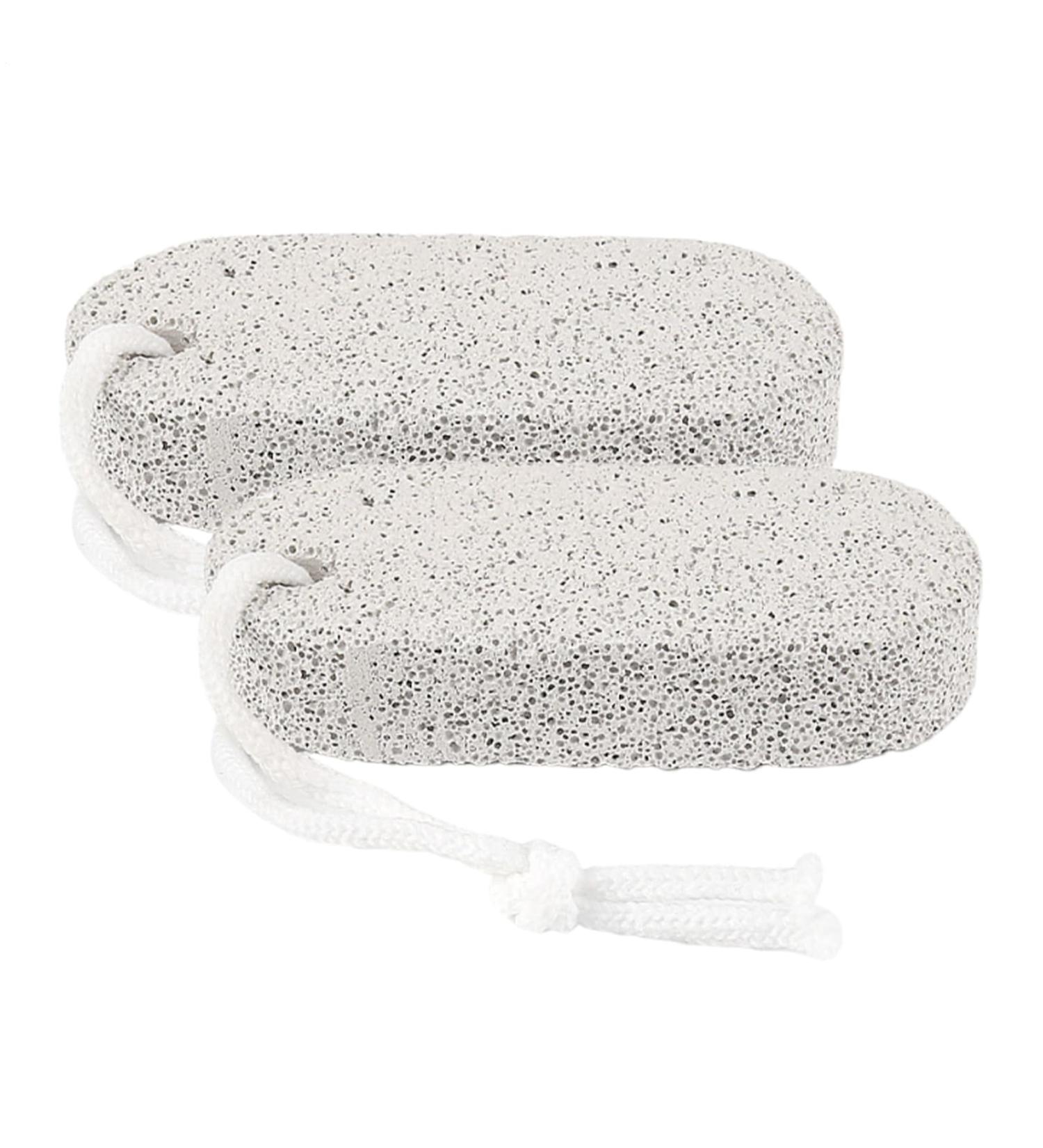 Pierre Pour Pieds Pierre de Soin des Pieds - Pierre Ponce Naturelle Solide 2 Pi ces pour Talons Mains Corps Hommes Femmes - Buy Online on GoSupps.com