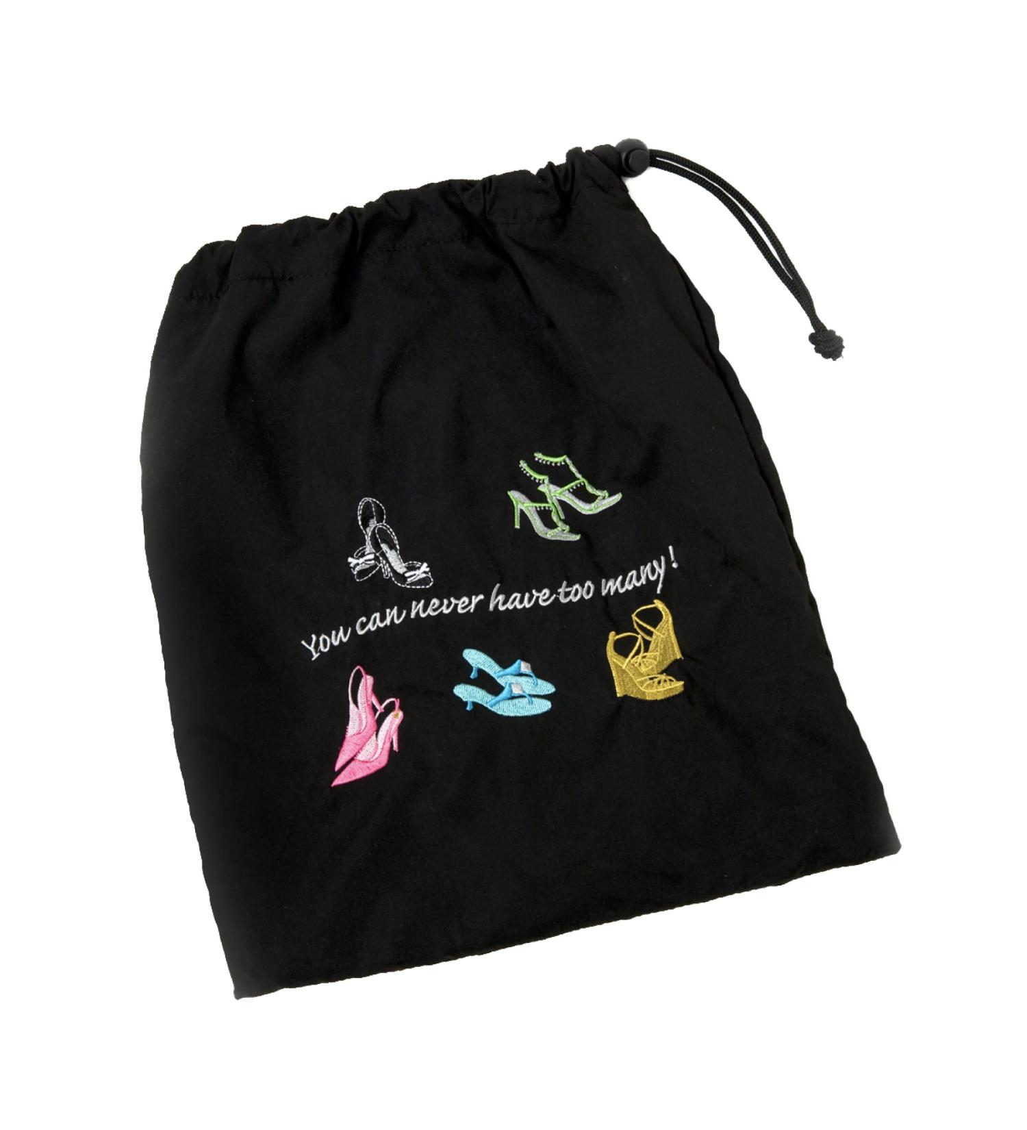 Miamica Travel Accessories  You Can Never Have Too Many Shoe Bag  Black - Buy Online on GoSupps.com