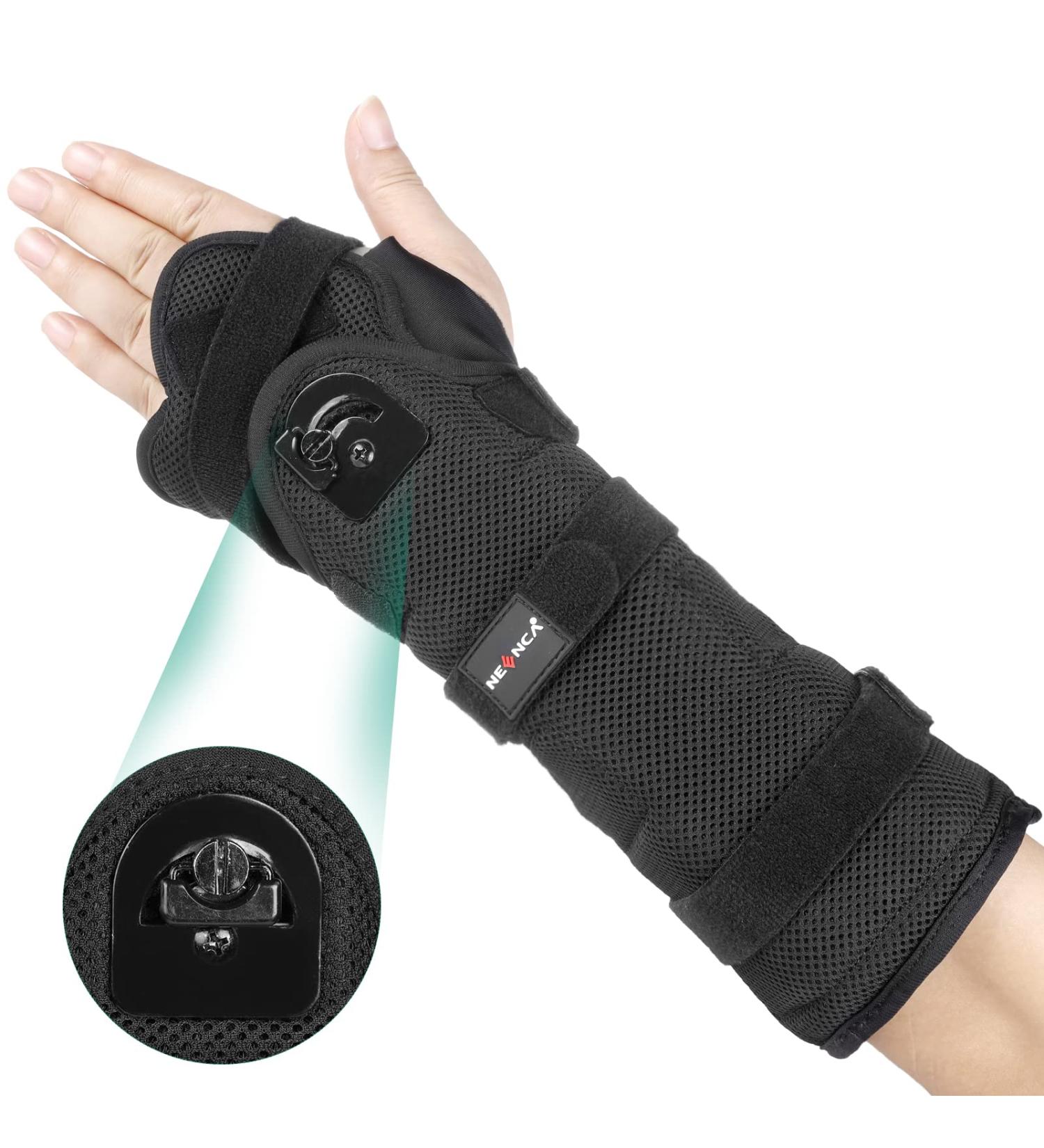 NEENCA Wrist Support Brace with Splints | Night Sleep Hand Orthosis | Carpal Tunnel Relief & Wrist Pain Treatment - Buy Online on GoSupps.com