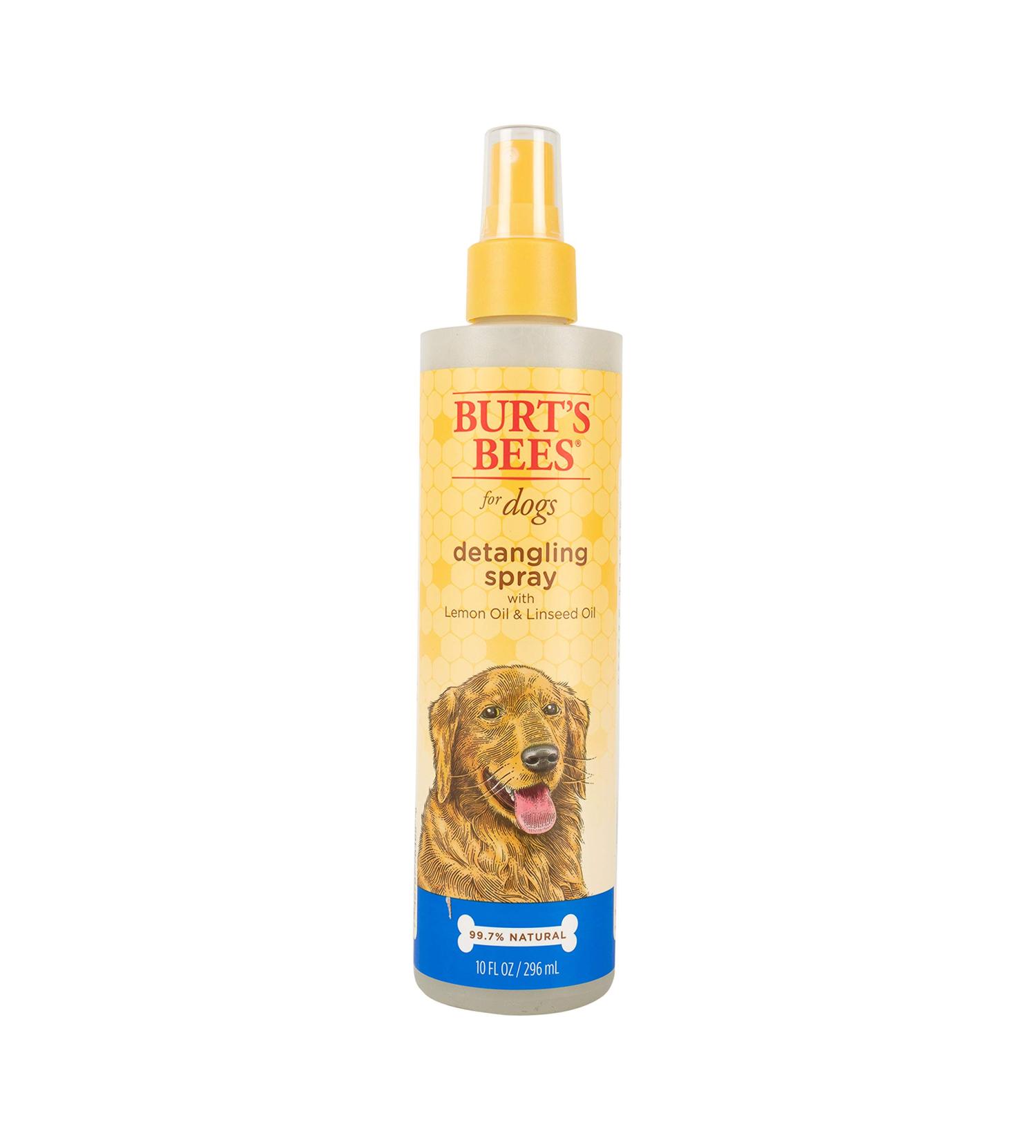 Burt's Bees Dog Detangling Spray with Lemon & Linseed Oil - 10 fl oz - Buy Online on GoSupps.com