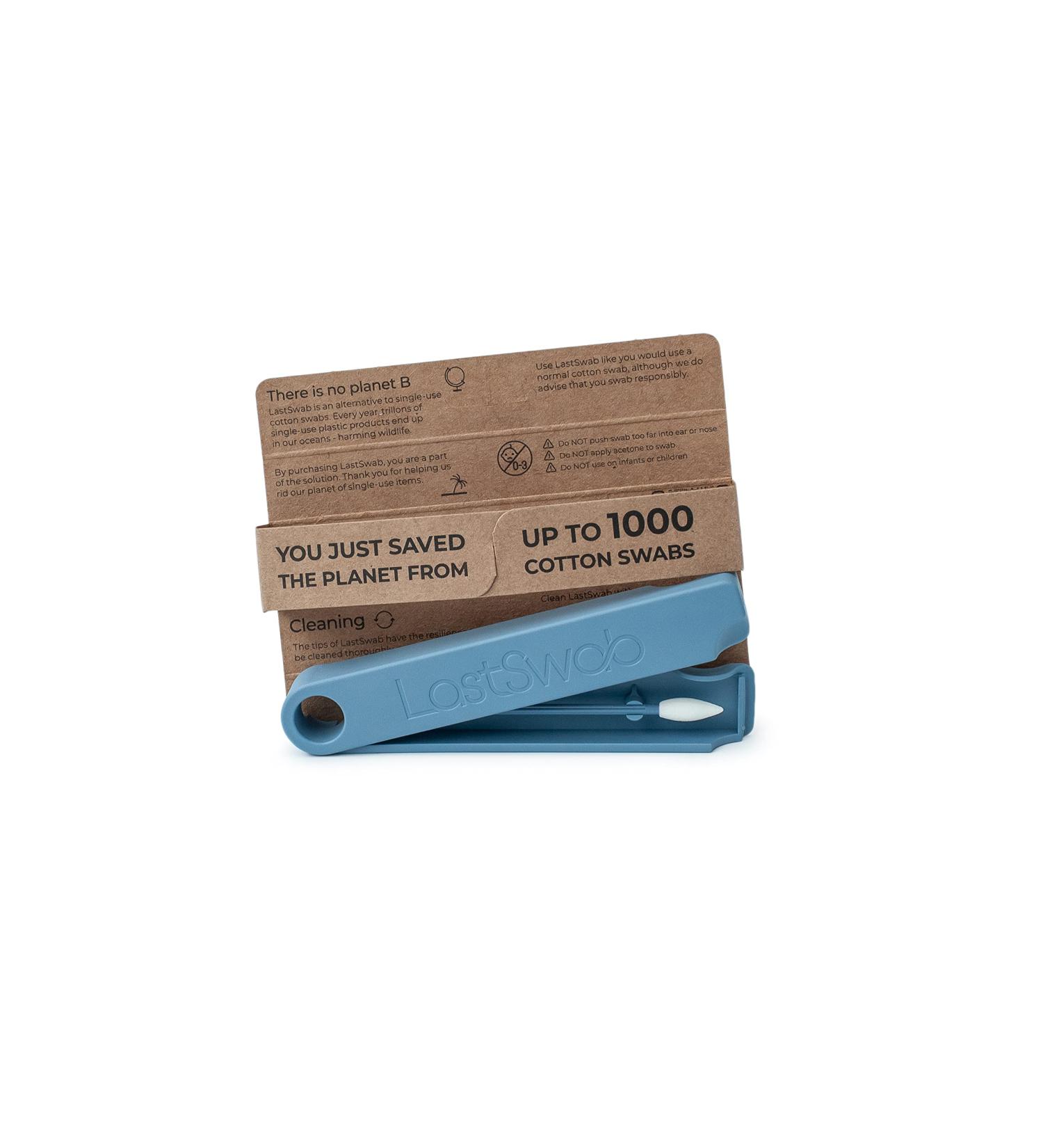 LASTSWAB Beauty Reusable Cotton Swab - Eco-Friendly Makeup Remover | LastObject | Danish Design | Blue Q-tips - Buy Online on GoSupps.com