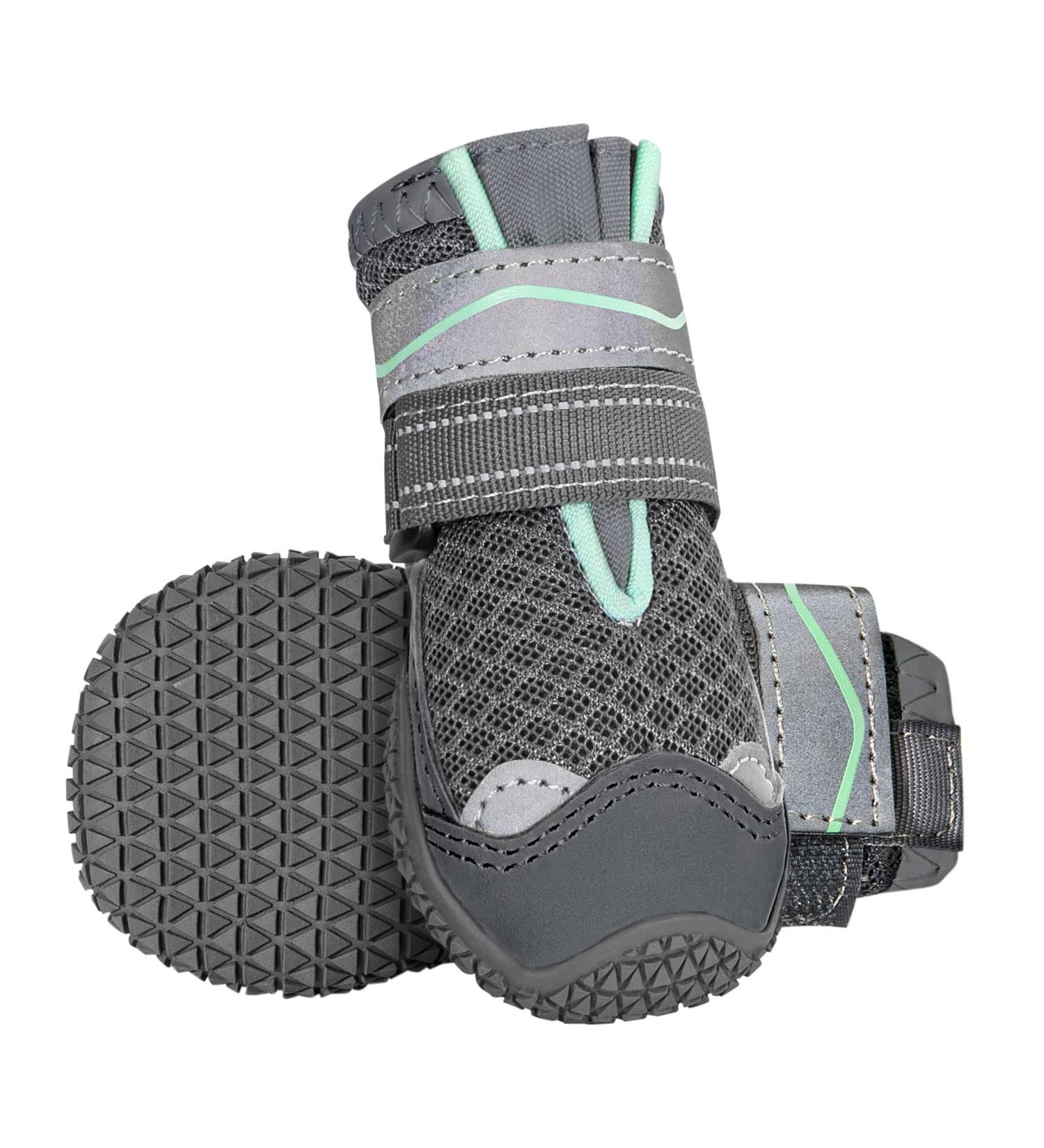 Slowton Dog Shoes - Breathable Non-Slip Boots for Small Medium & Large Dogs | Adjustable Reflective Velcro Fastener | Paw Protection - Size 2 (4.5 cm Width) - Buy Online on GoSupps.com