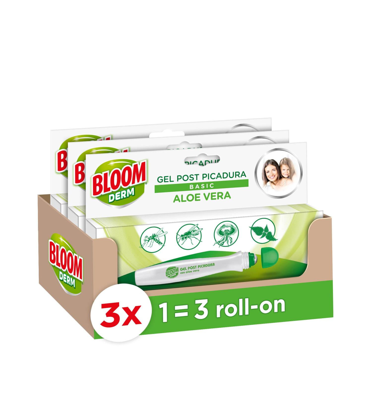 Buy Bloom Derm Gel Post Picadura with Aloe Vera - 3 Pack (3 x 10 ml) for Fast Relief from Insect Bites | International Shipping Available - Buy Online on GoSupps.com