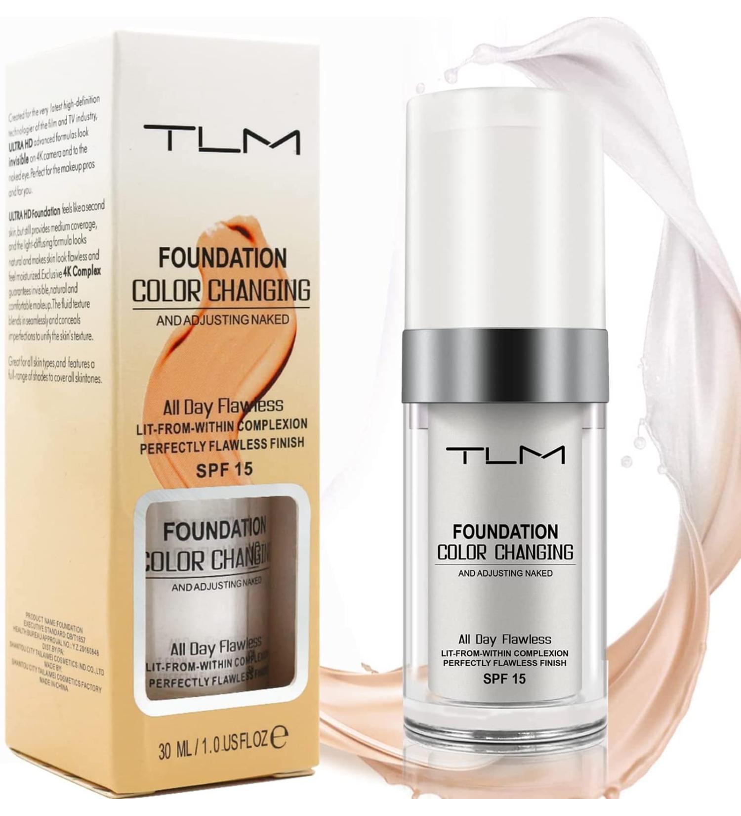 TLM Colour Changing Foundation - Full Coverage Liquid Concealer for Different Skin Tones - Great Gift Idea - Buy Online on GoSupps.com