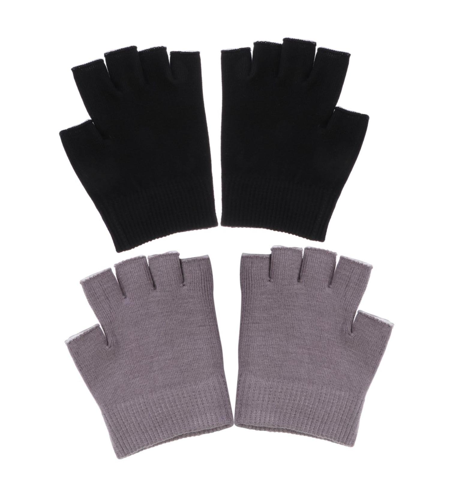 Beavorty 2 Pairs Half Finger moisturizing Gloves moisturizing Repair Gloves Winter Lining Gloves Fingerless Moisturizing Glove Fingerless Knitted Gloves Apparel Miss 5% Spandex Cosmetic - Buy Online on GoSupps.com