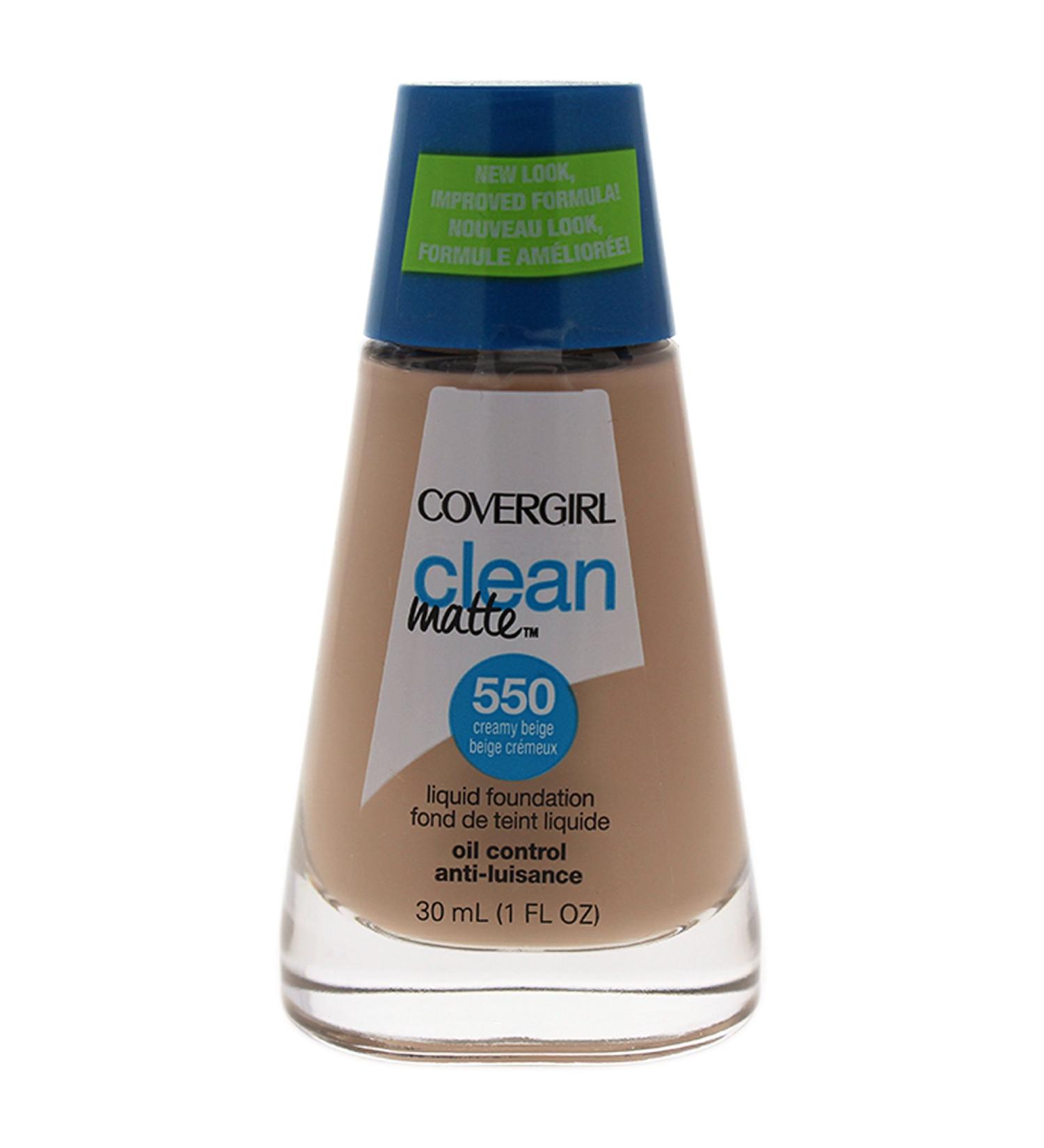 CoverGirl Clean Oil Control Liquid Makeup Creamy Beige 550 - 1.0 oz Bottle - Buy Online on GoSupps.com