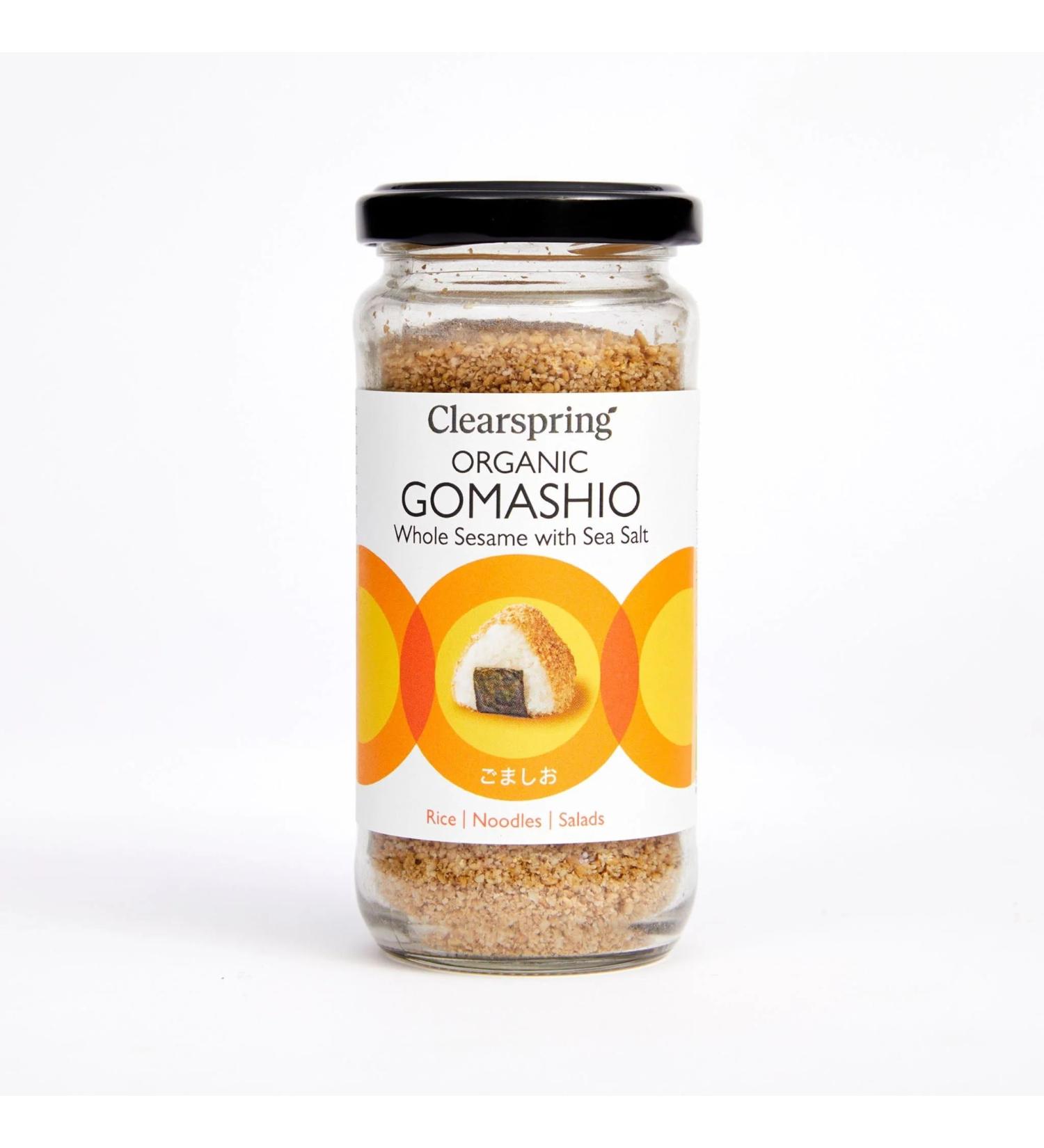 Clearspring Organic Gomashio - Whole Sesame with Sea Salt