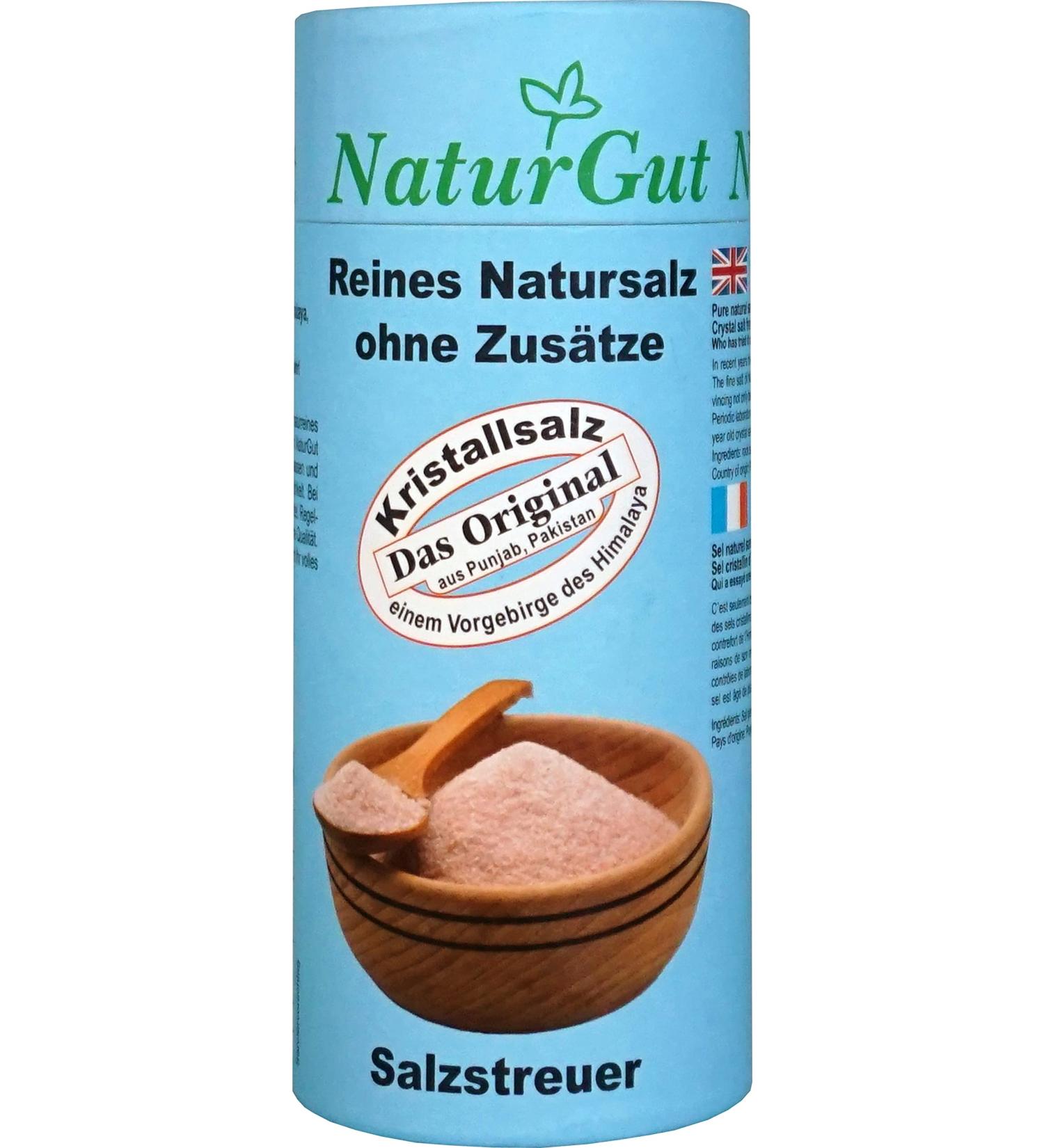 Himalayan Crystal Salt - Fine Salt Shaker 350 gr - Buy Online on GoSupps.com