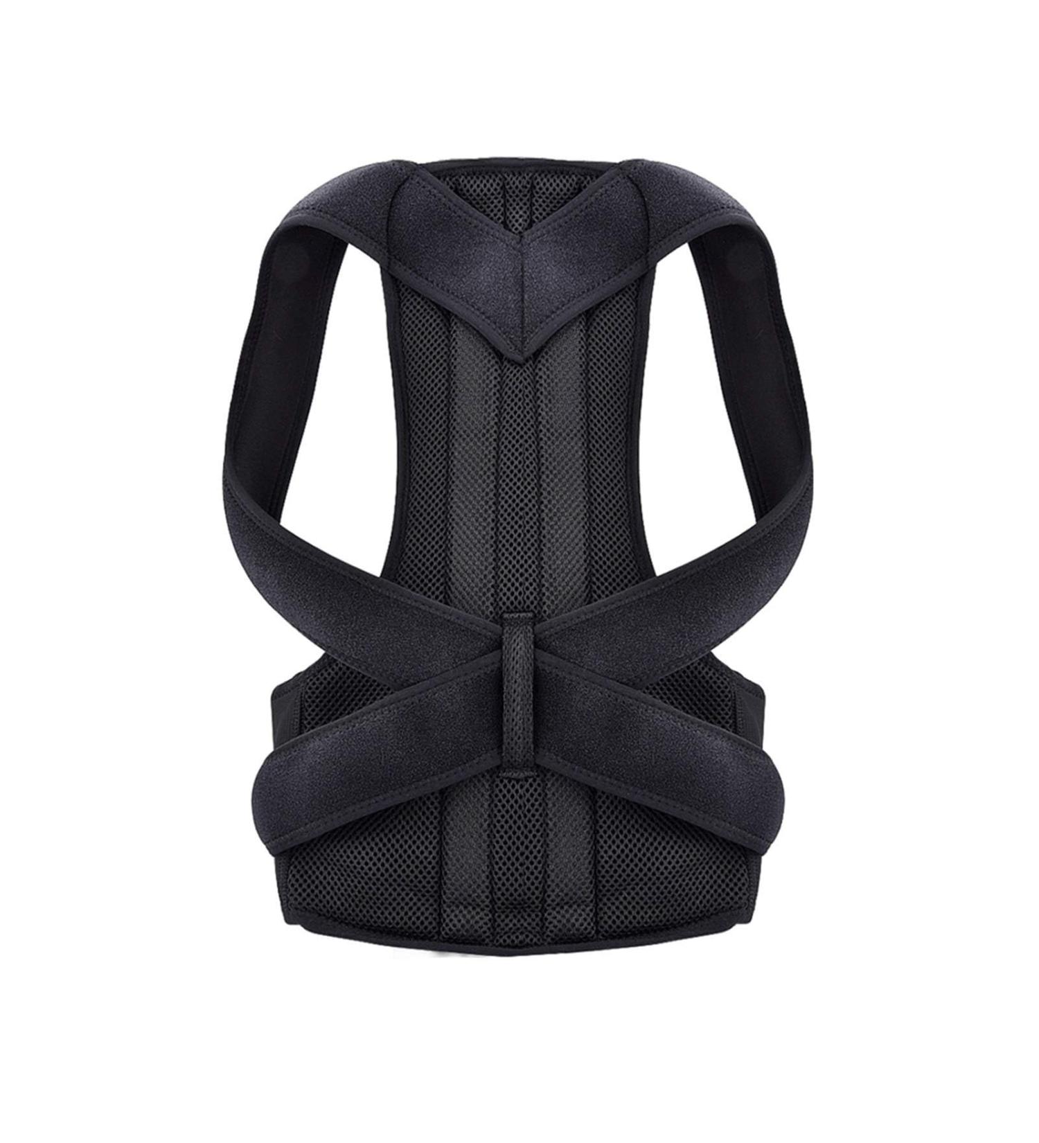 Posture Corrector XS-5XL | Adjustable Back Brace for Men & Women | Hunchback Correction & Scoliosis Prevention | Improve Back Posture | 3X-Large Black - Buy Online on GoSupps.com