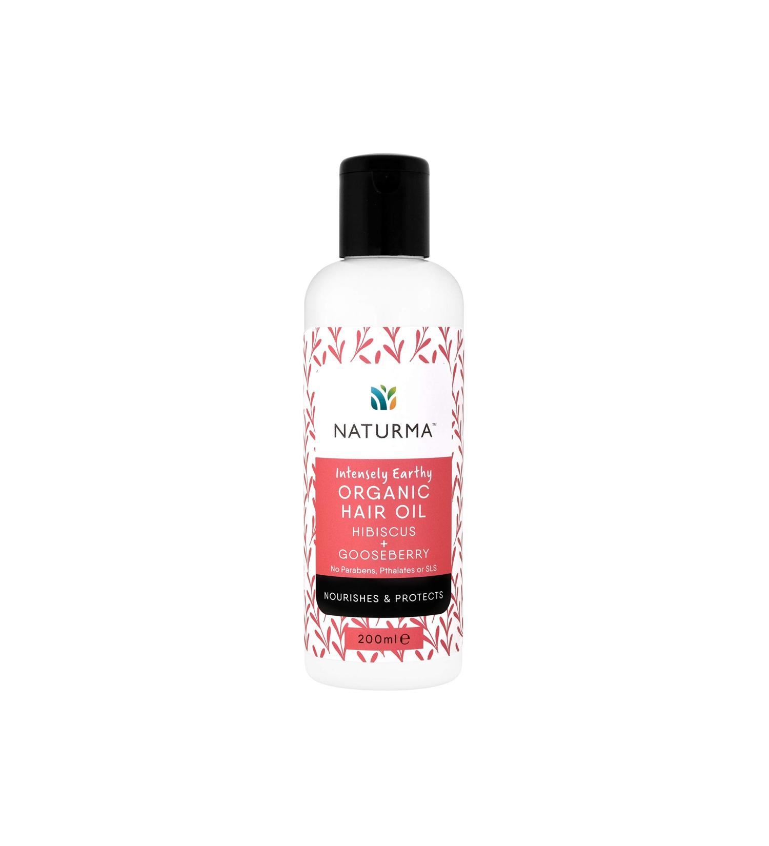 Hibiscus & Gooseberry Hair Oil 200ml | Natural Organic Hair Care | Nourishes Protects & Smoothes - Buy Online on GoSupps.com