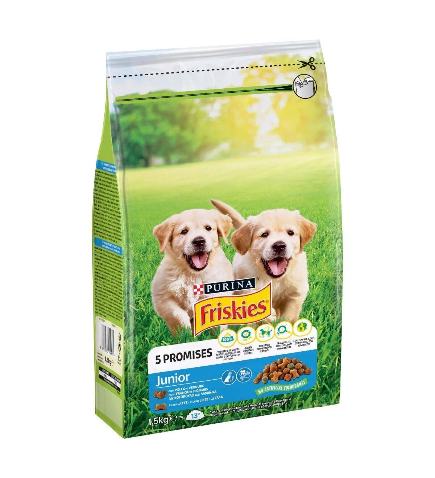FRISKIES 5 Promises Junior Pollo 1.5 KG - Buy Online on GoSupps.com