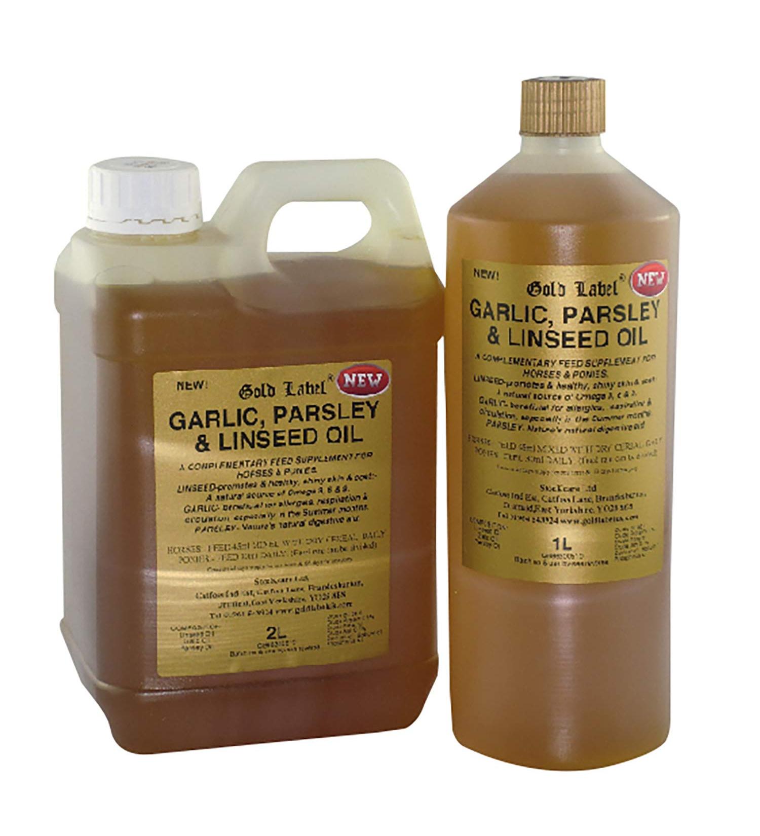 Gold Label GARLIC PARSLEY & LINSEED OIL 1Lit