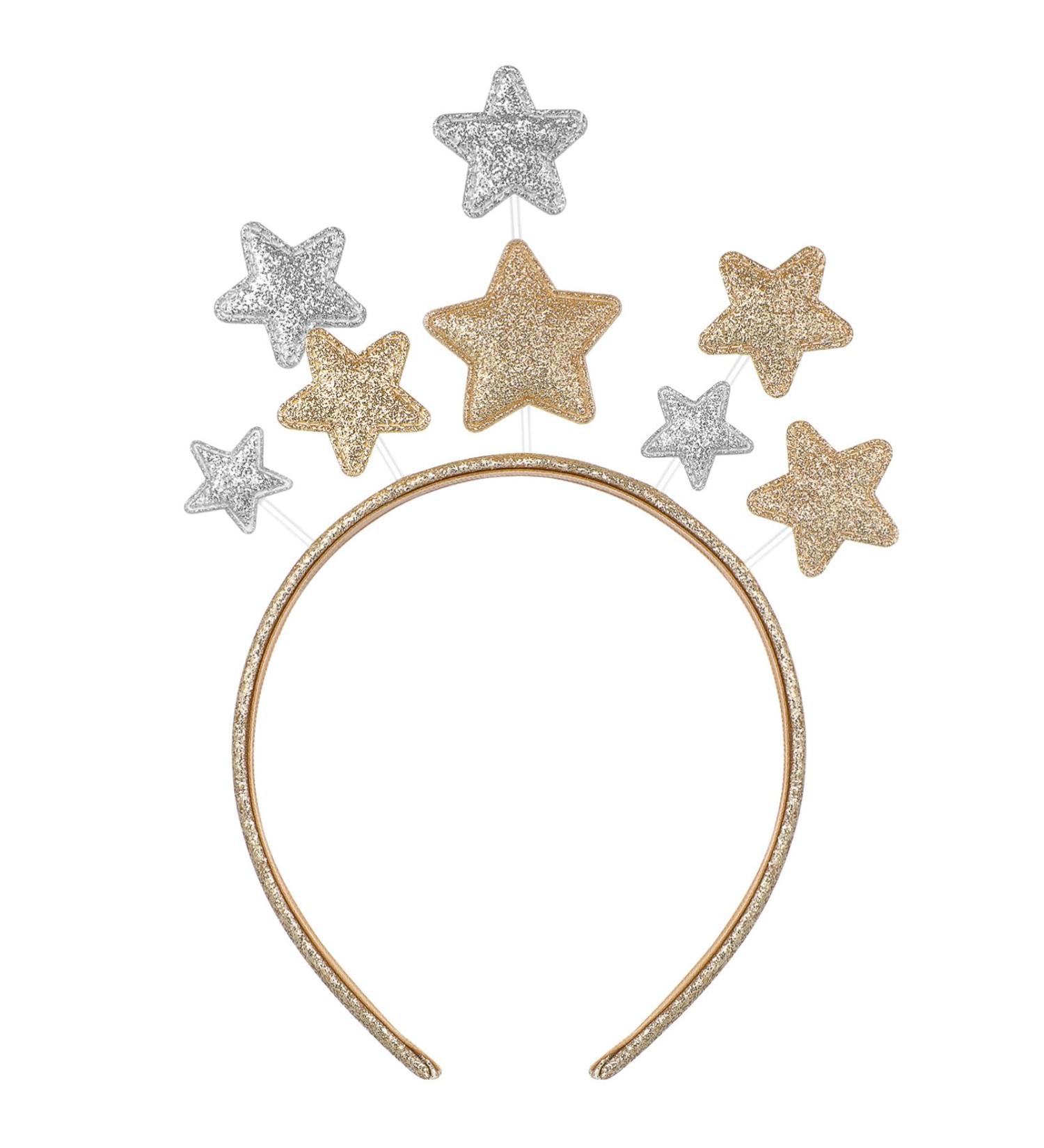 FRCOLOR Star Headband Christmas Star Hairband Gillter Star Hair Hoop Happy New Year Headband Xmas Stars Hair Accessories for Holiday Birthday Party - Buy Online on GoSupps.com