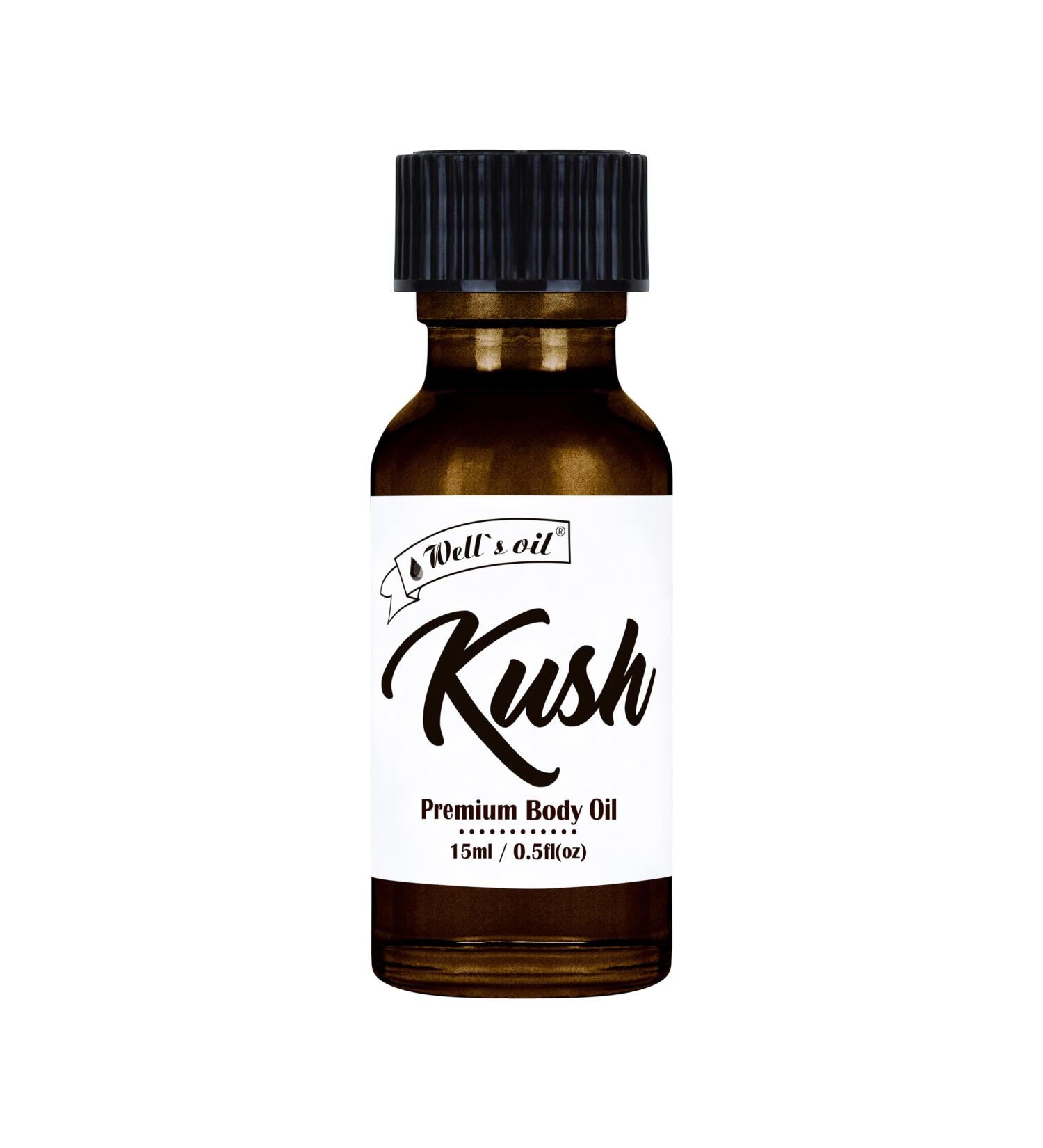 Well's Oil Perfume Oil - Inspired by Kush | Herbal & Woody notes | Long-Lasting | Paraben-Free (0.5 Fl Oz / 15 ml) - Buy Online on GoSupps.com