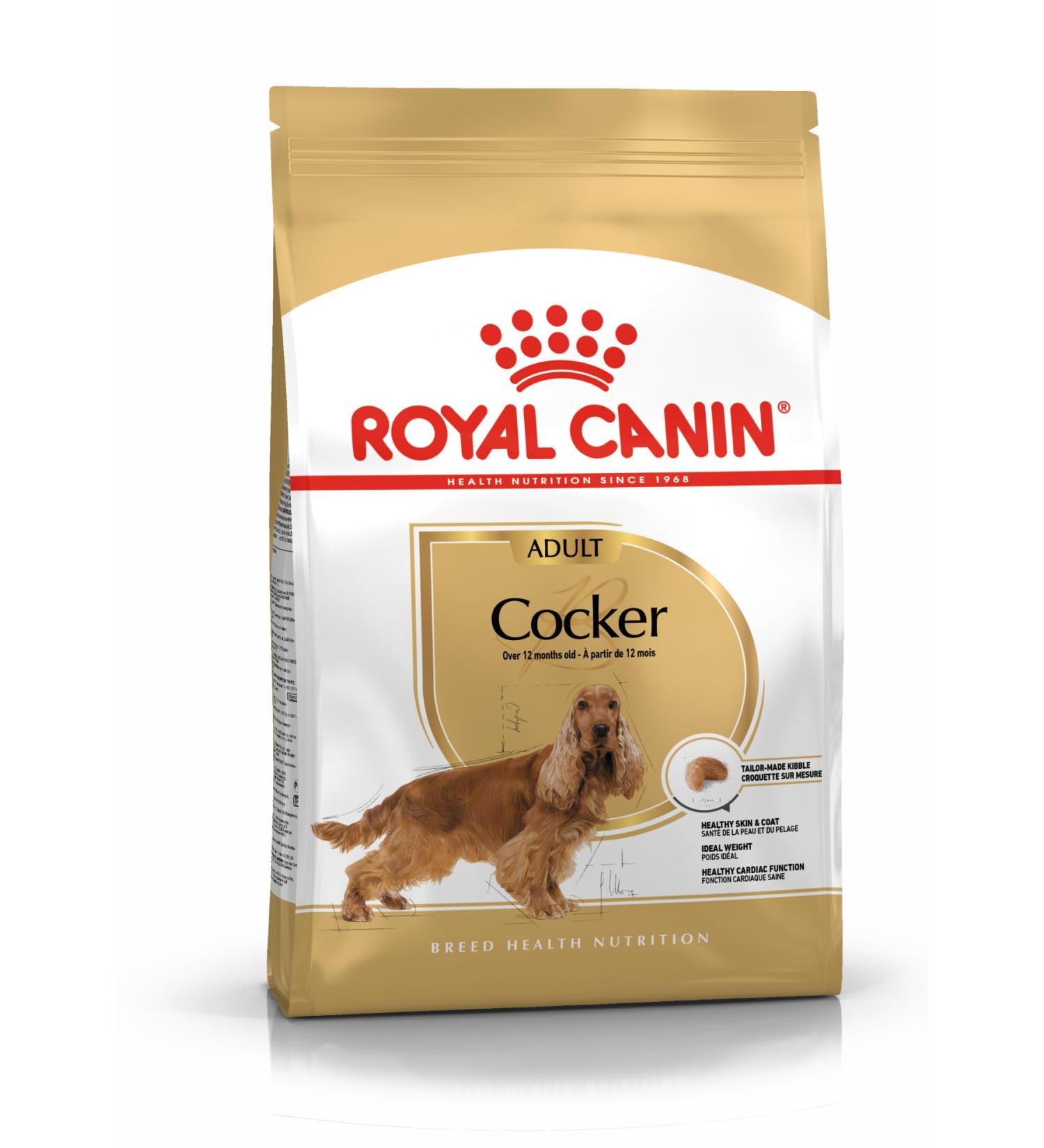 Royal Canin Dog Food Cocker Spaniel Dry Mix 3kg - Buy Online on GoSupps.com