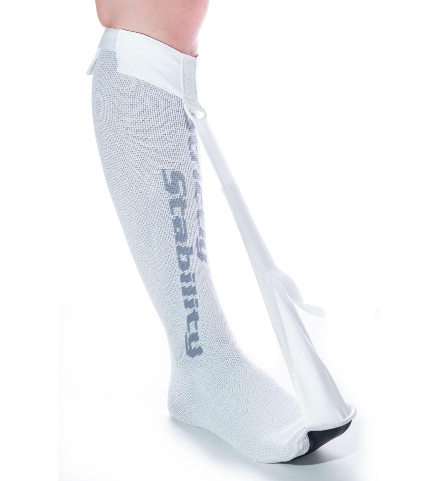StrictlyStability White Strap Sock for Plantar Fasciitis Achilles Tendonitis Tight Calves M - Buy Online on GoSupps.com
