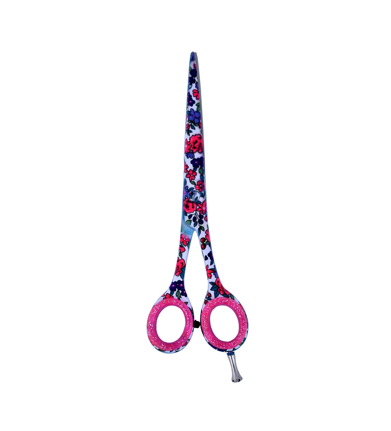Professional Hair Cutting Scissors Shears Barber Salon Hairdressing Scissor (6.5" Super Cut Blue Pink) - Buy Online on GoSupps.com