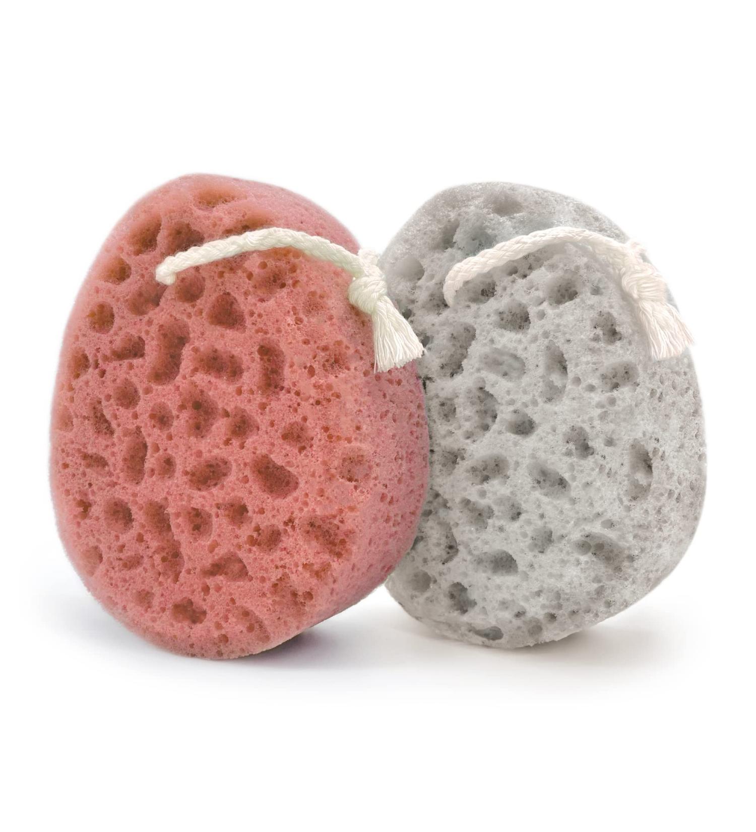 Spongentle 2-Pack Ultra Soft Body Loofah Sponge - Natural Colors, Gentle Cleansing & Deep Exfoliation for Bath & Shower - Buy Online on GoSupps.com