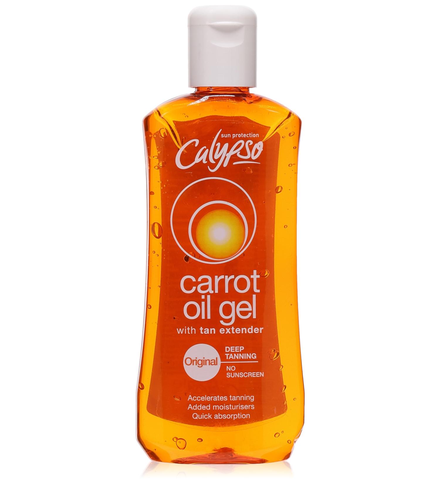 Calypso Carrot Oil Tan Extending Gel | Optimises Natural Tan | Added Moisturisers | 200Ml - Buy Online on GoSupps.com