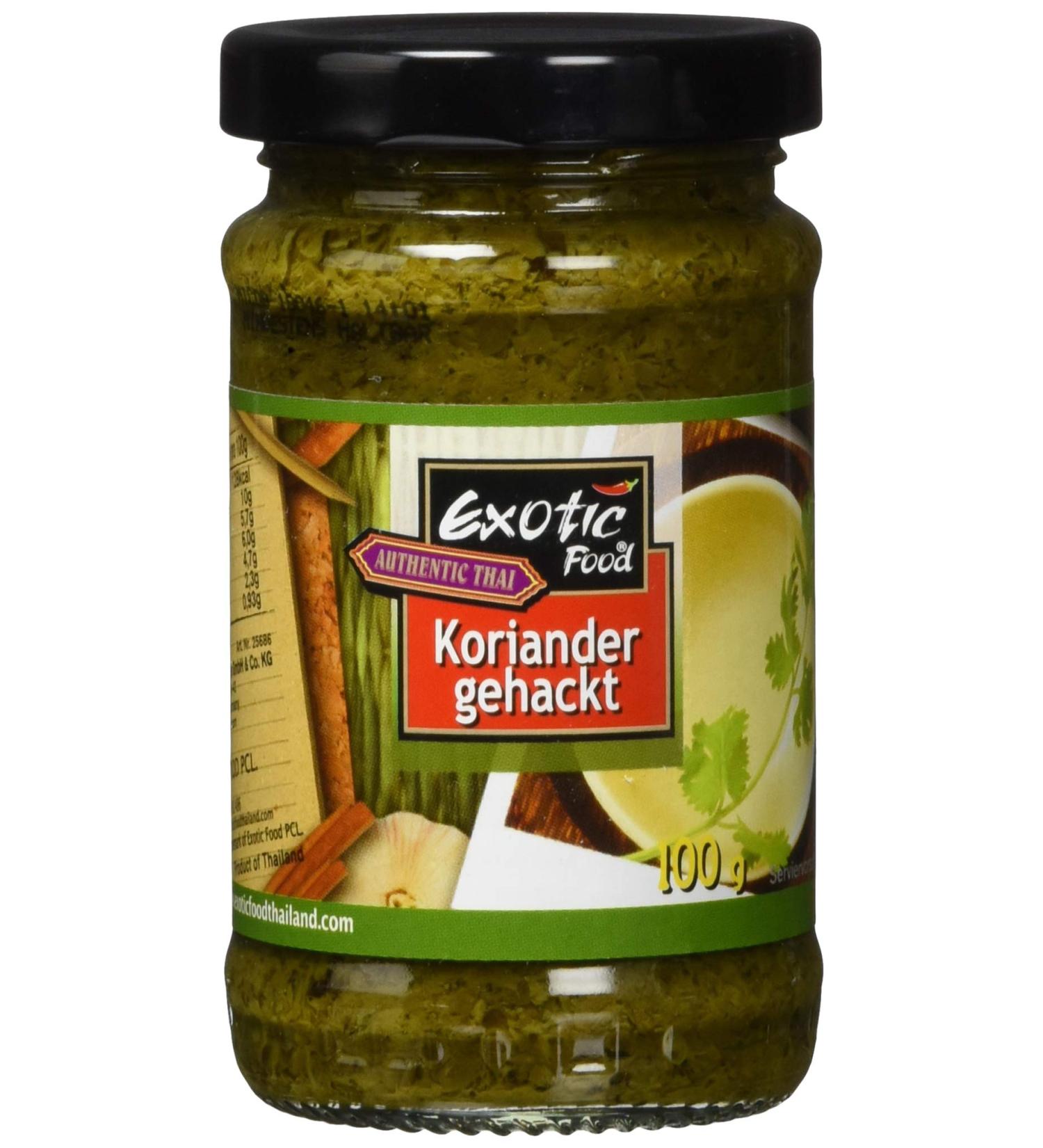 Buy Exotic Coriander in Soybean Oil - Chopped Pack of 6 (600g) - International Shipping Available - Buy Online on GoSupps.com