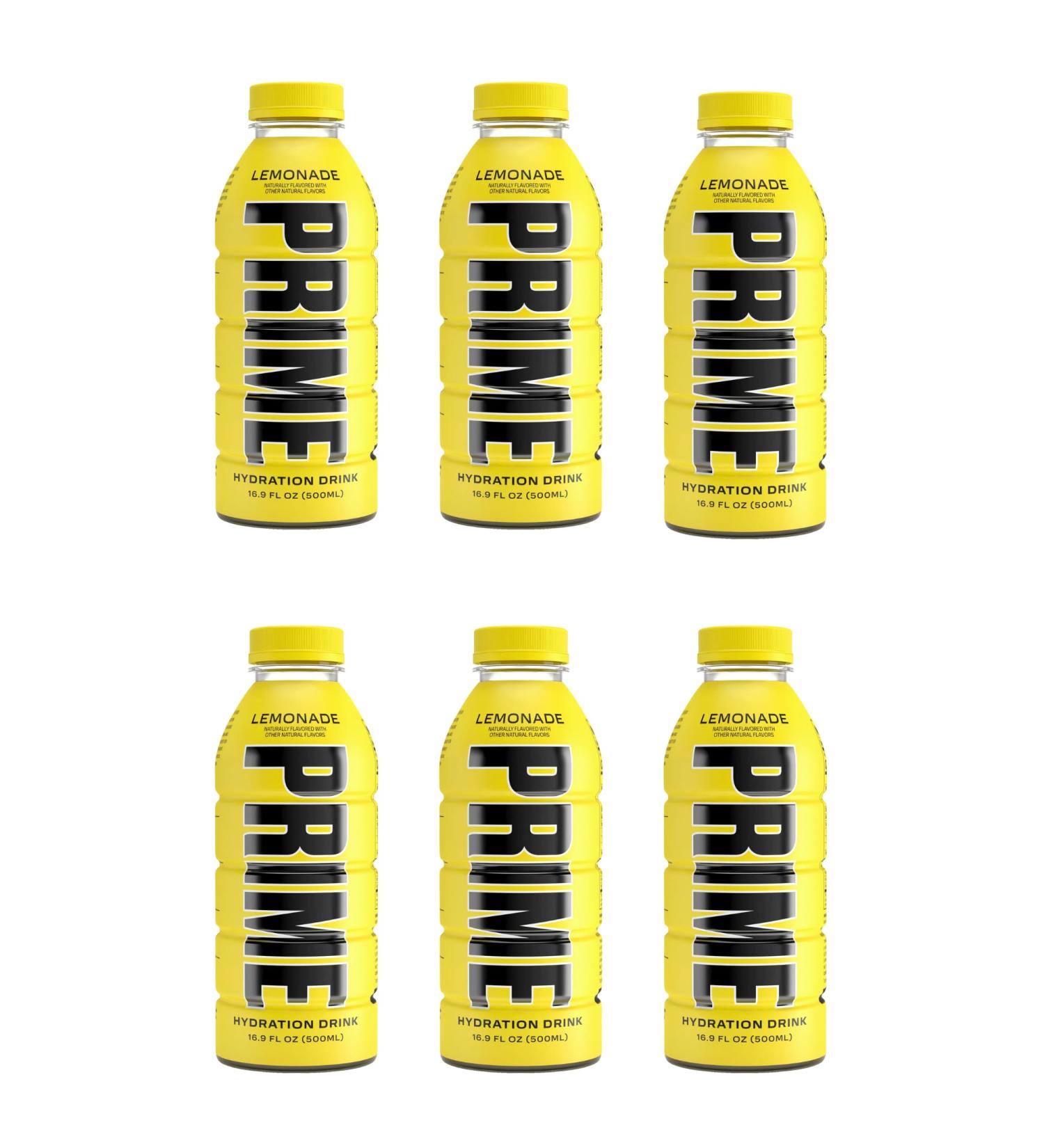 Prime Hydration Lemonade New Flavor 6 Pack