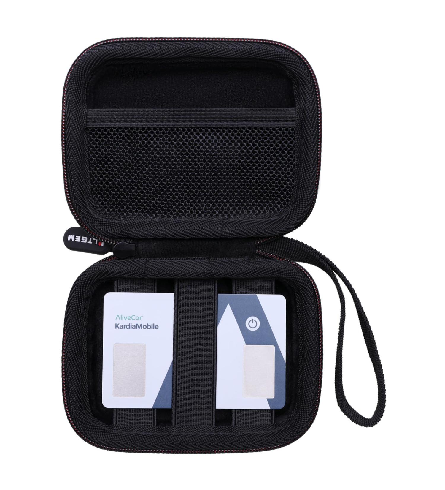 LTGEM Hard Travel Case for KardiaMobile Card Personal ECG Monitor 2 - Waterproof & Durable Protection Ideal for Travel - Black - Buy Online on GoSupps.com