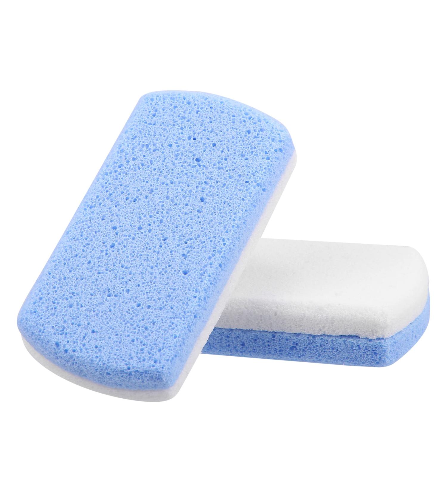 VOCOSTE 2pcs Pied Soin Exfoliant Gommage Pierre Double Face Fin et Grossier Ponce Pierre Pied Lime Bleu Blanc - Buy Online on GoSupps.com