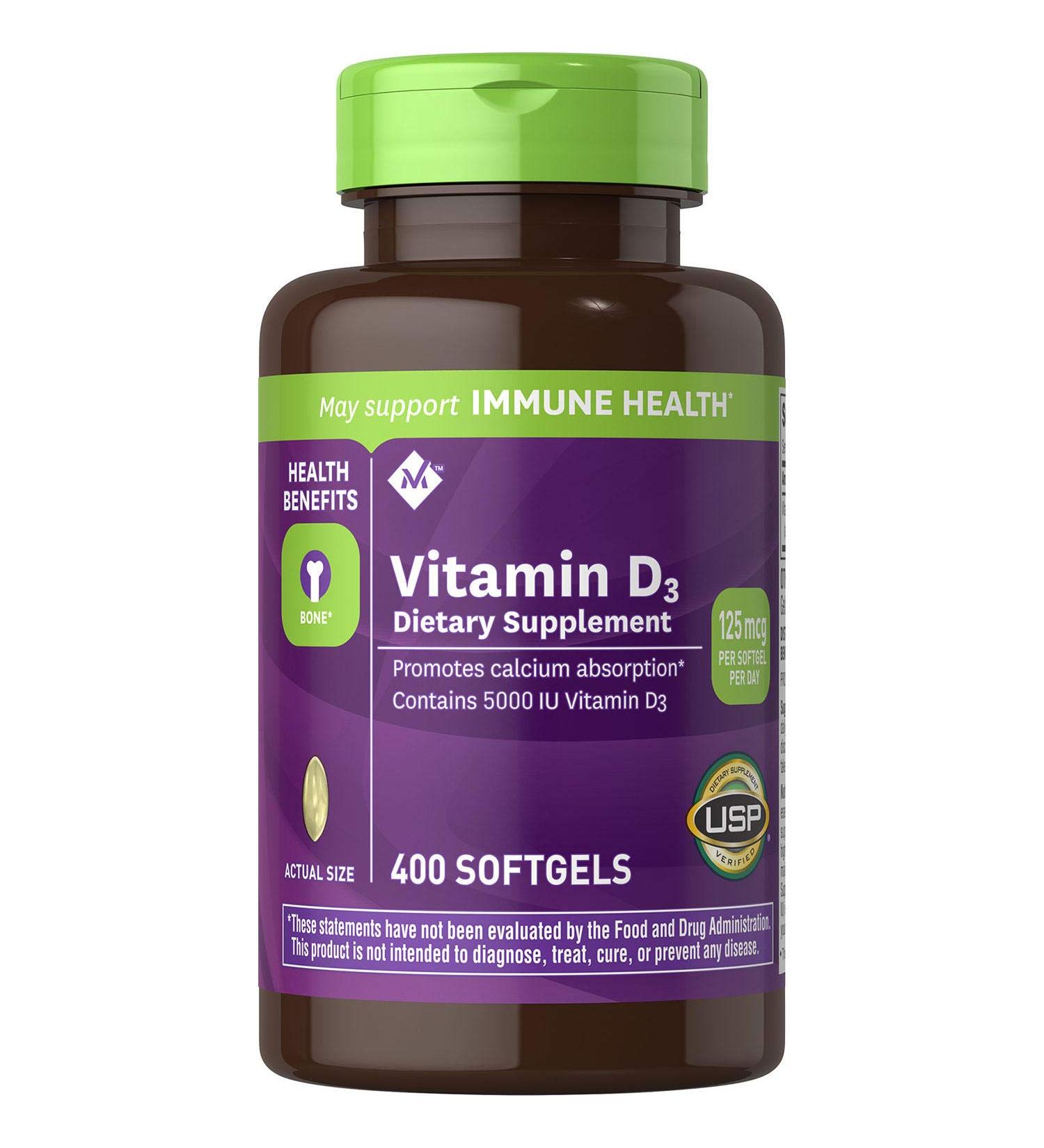 Member's Mark Vitamin D-3 5000 IU Dietary Supplement (Pack of 2) - 800 ct. Total - Buy Online on GoSupps.com