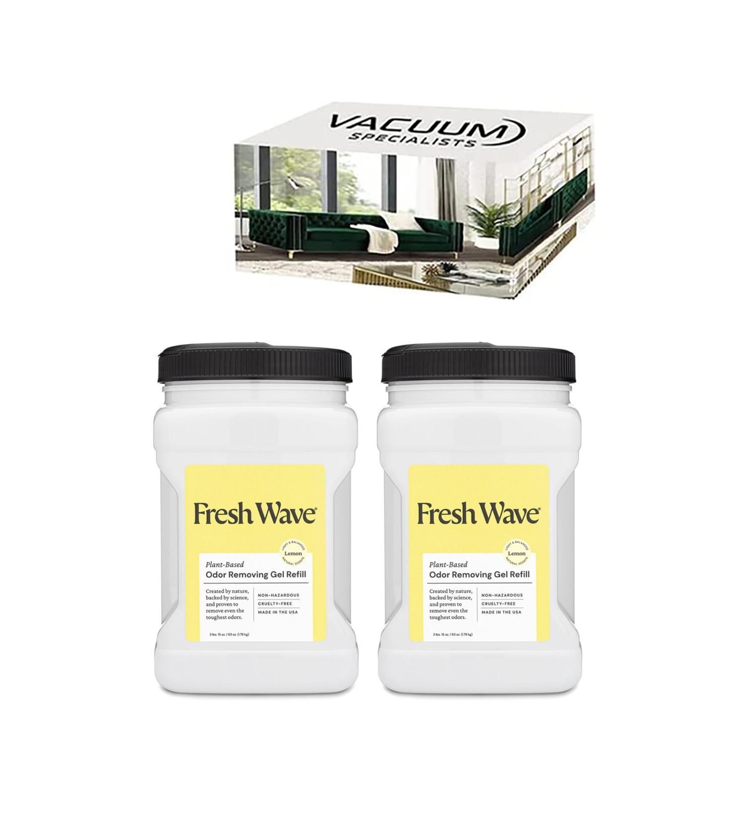 Fresh Wave Lemon Odor Removing Super Size Gel Refill 63 Oz (Case of 2)