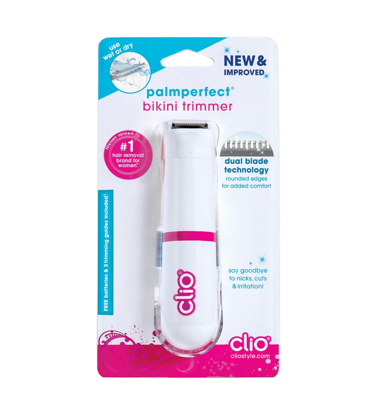 Palmperfect Bikini Trimmer - Dual Blades - Hair Removal for Any Body Part - White - Buy Online on GoSupps.com